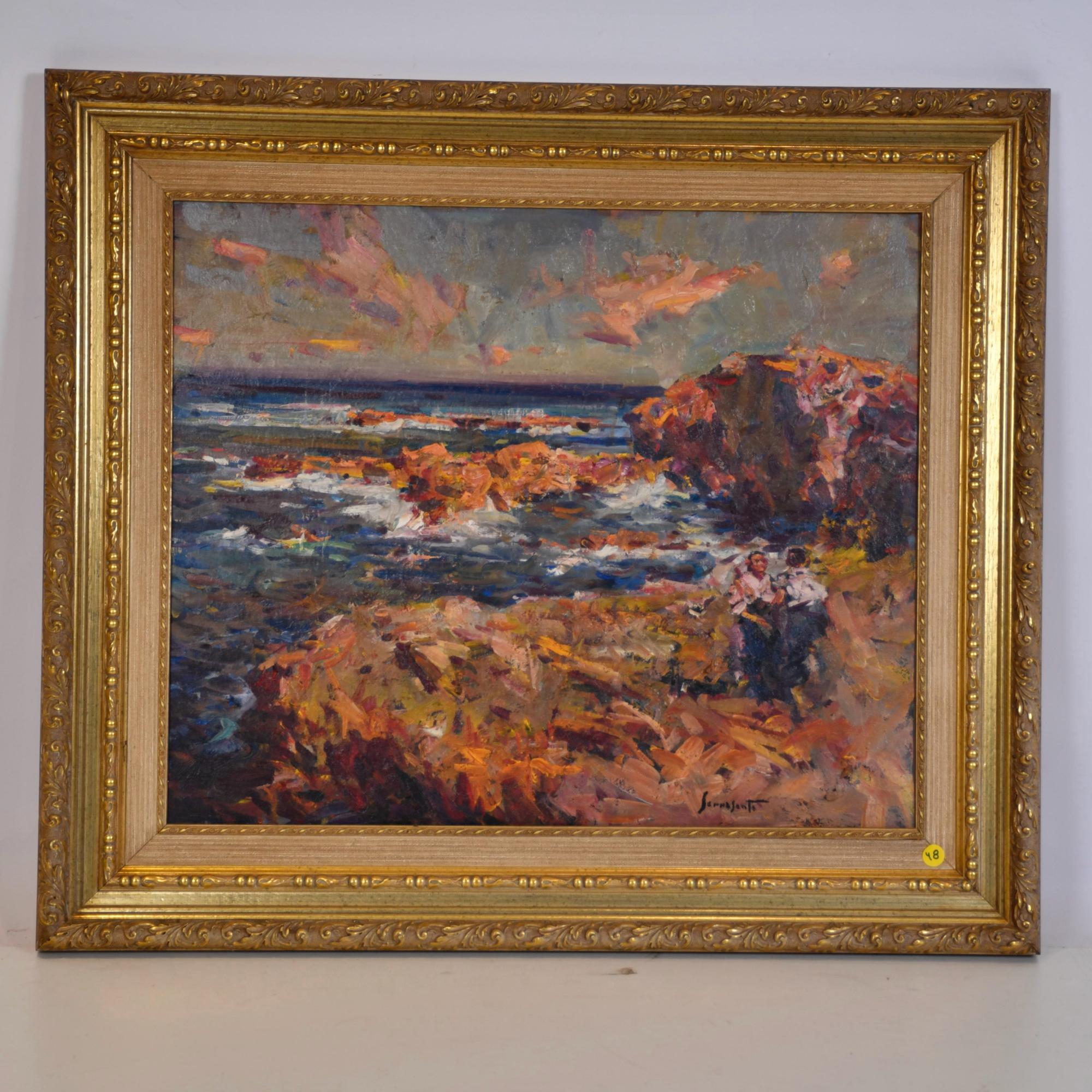JOSEP SERRASANTA (1916-1998). &#39;Coast&#39;..