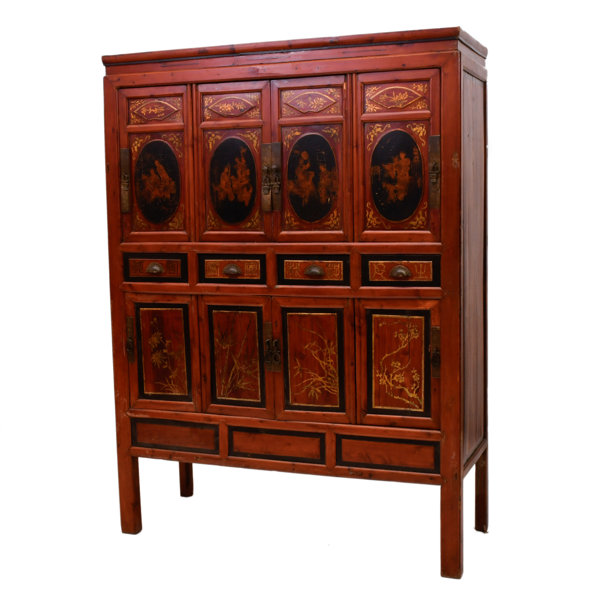 ESCUELA CHINA, DINASTÍA QING, SIGLO XIX. Armario. 