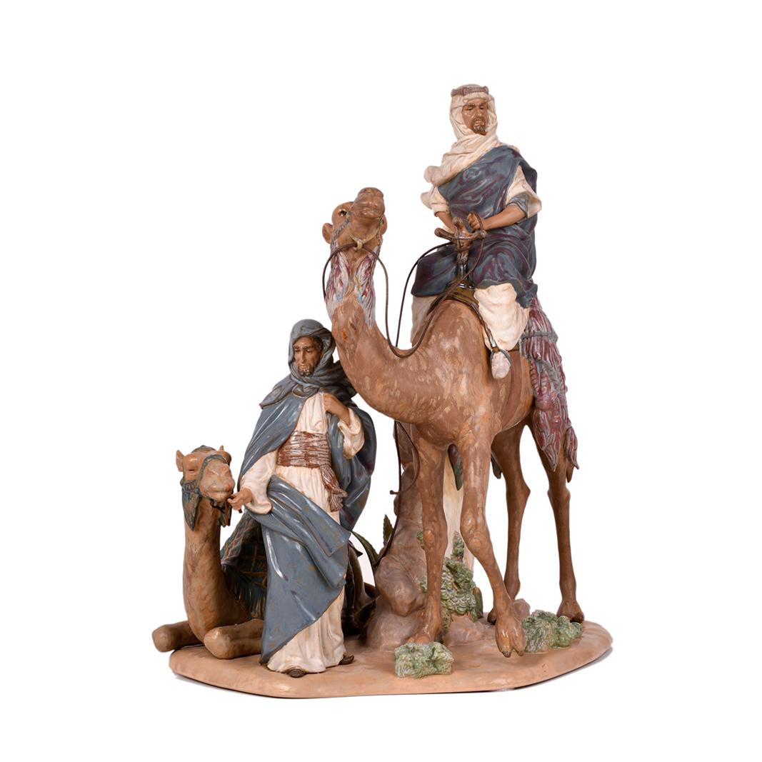 SALVADOR FURIÓ, MANUFACTURA LLADRÓ, "Hombres del desierto"