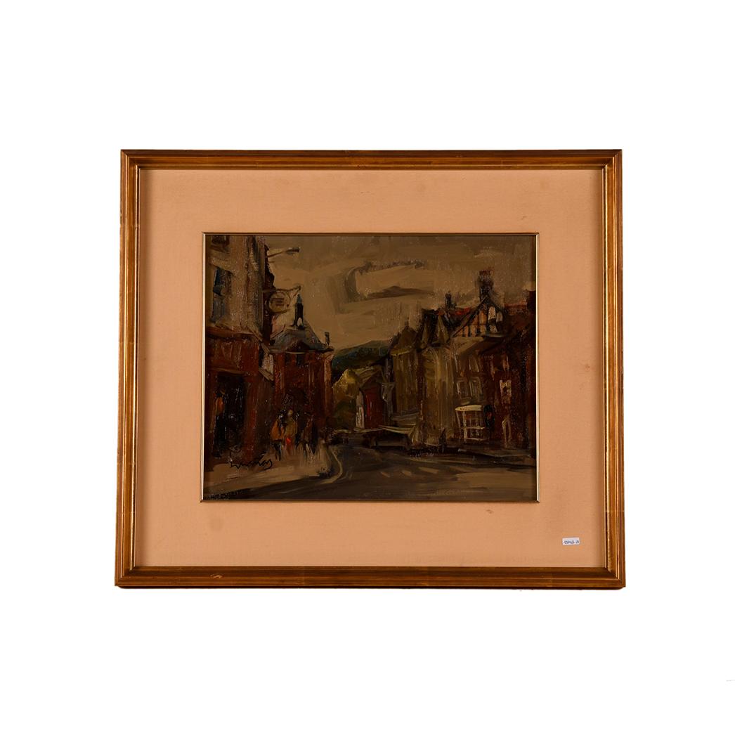 JOSEP CRUAÑAS FAGES (1942). "Vista urbana".