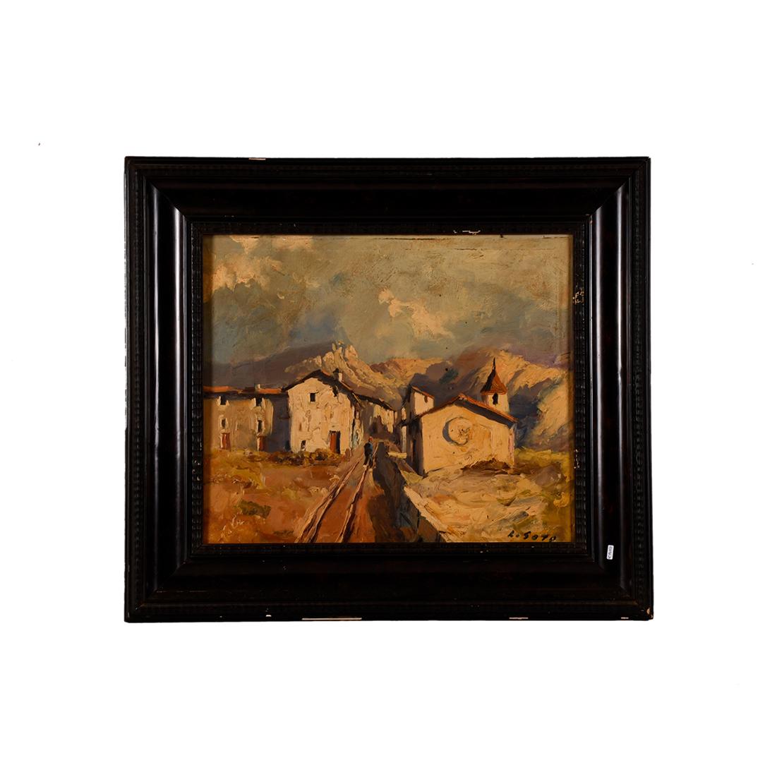 RAFAEL FERNÁNDEZ DE SOTO (1915-1984). "Casas".