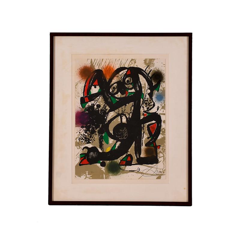 JOAN MIRÓ (1893-1983). "Miró Litógrafo III", circa 1977.