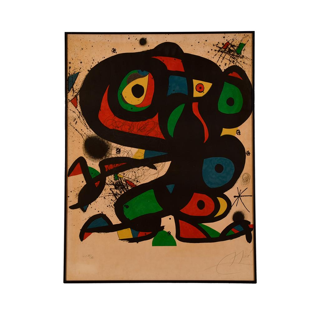 JOAN MIRÓ (1893-1983). "Colpir sense Nafrar-II", 1981.