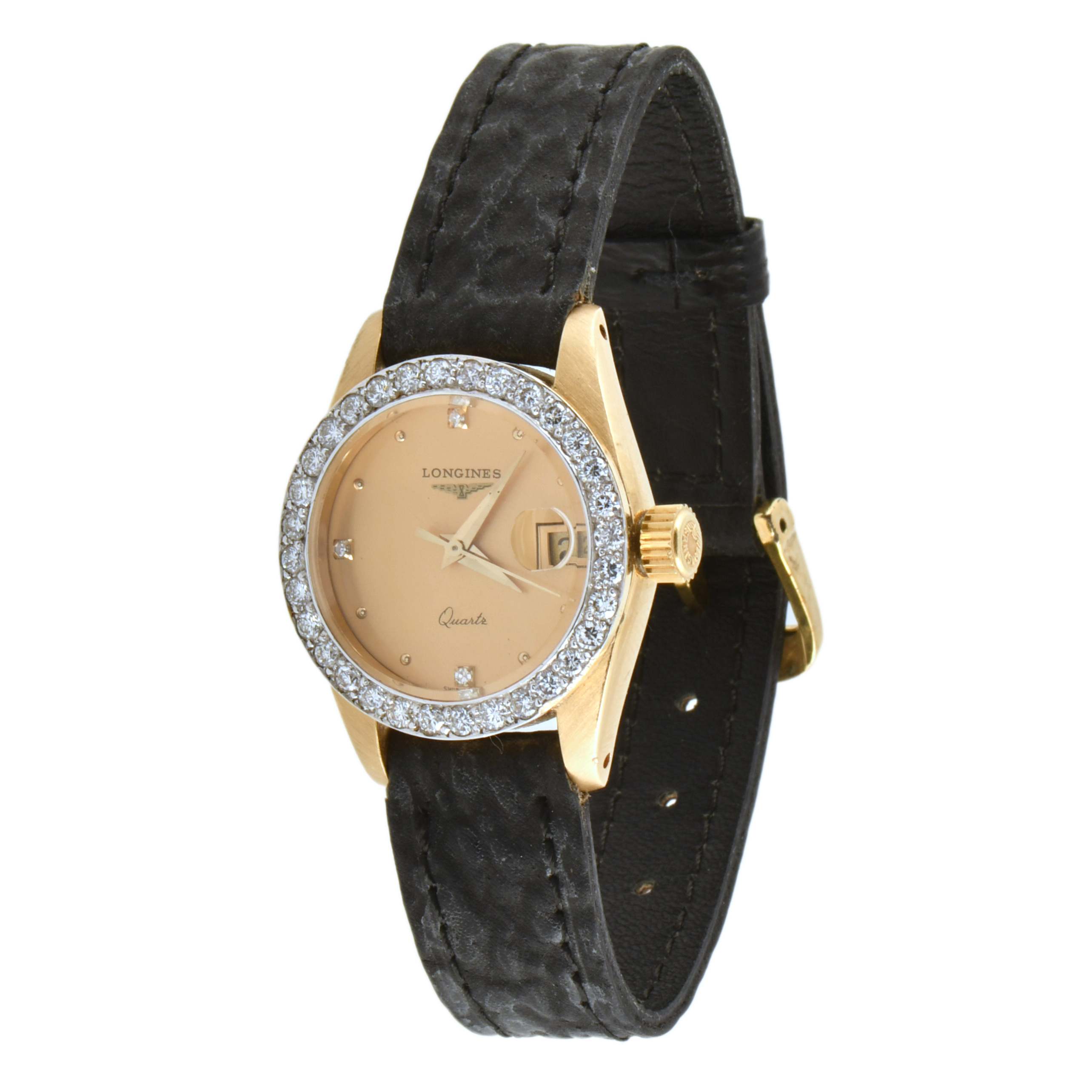 LONGINES reloj de pulsera con diamantes.