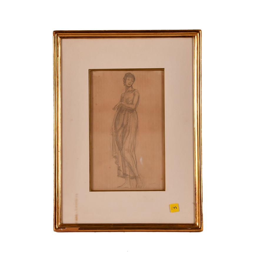 XAVIER NOGUÉS (1873-1940). "Figura femenina".