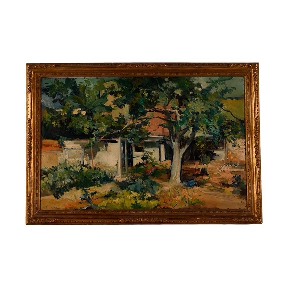 JOAN SERRA MELGOSA (1899-1970) "Jardín".