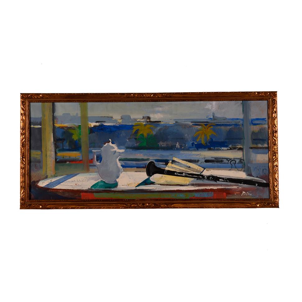 JOSEP MARIA PRIM GUYTO (1907-1973). "Natura morta con teter