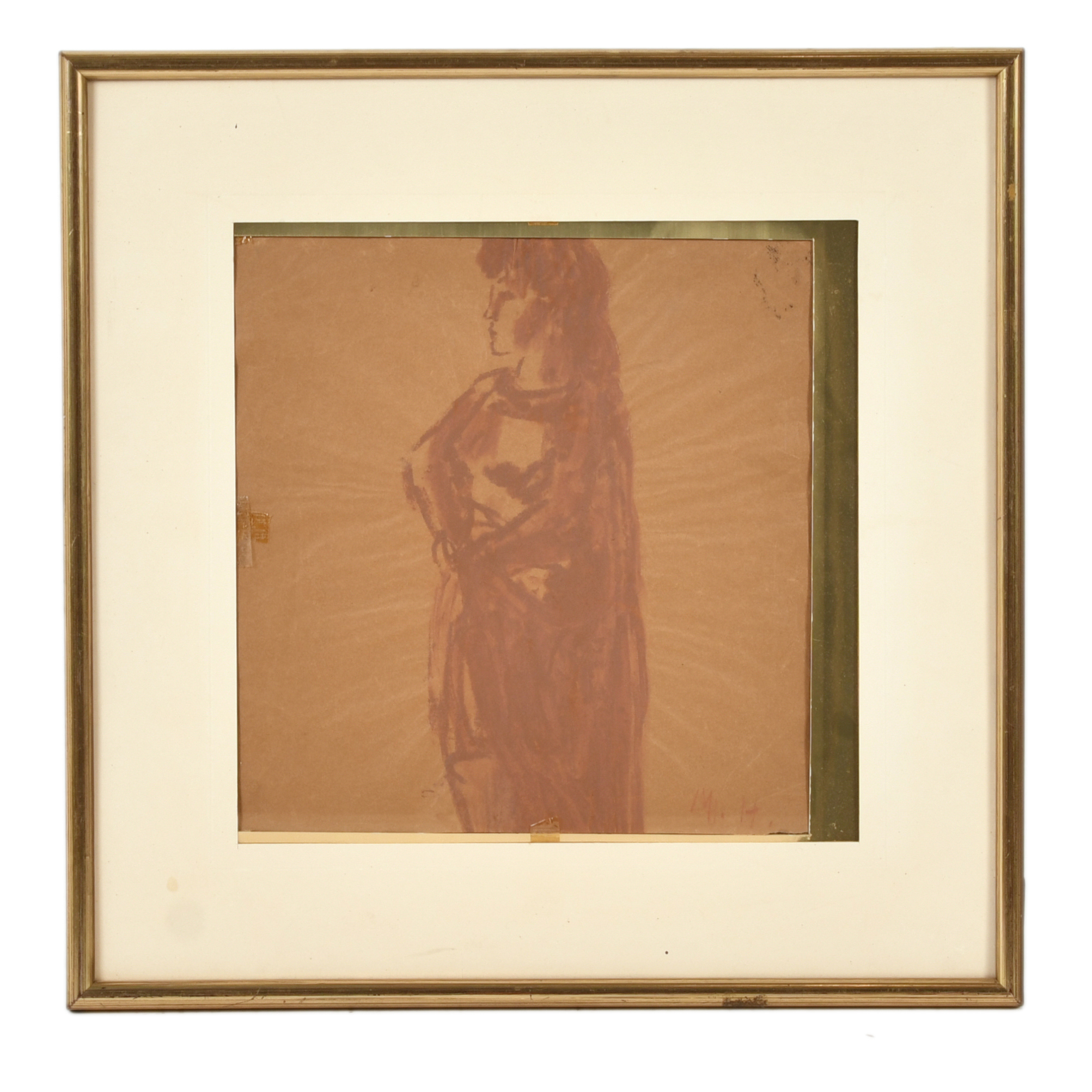 MANOLO HUGUÉ (1872-1945). "Figura femenina".