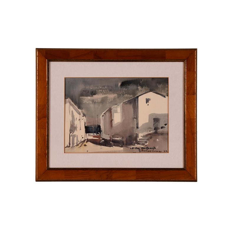 JOSEP MARTÍNEZ LOZANO (1923-2006). "Paisaje", 1987.