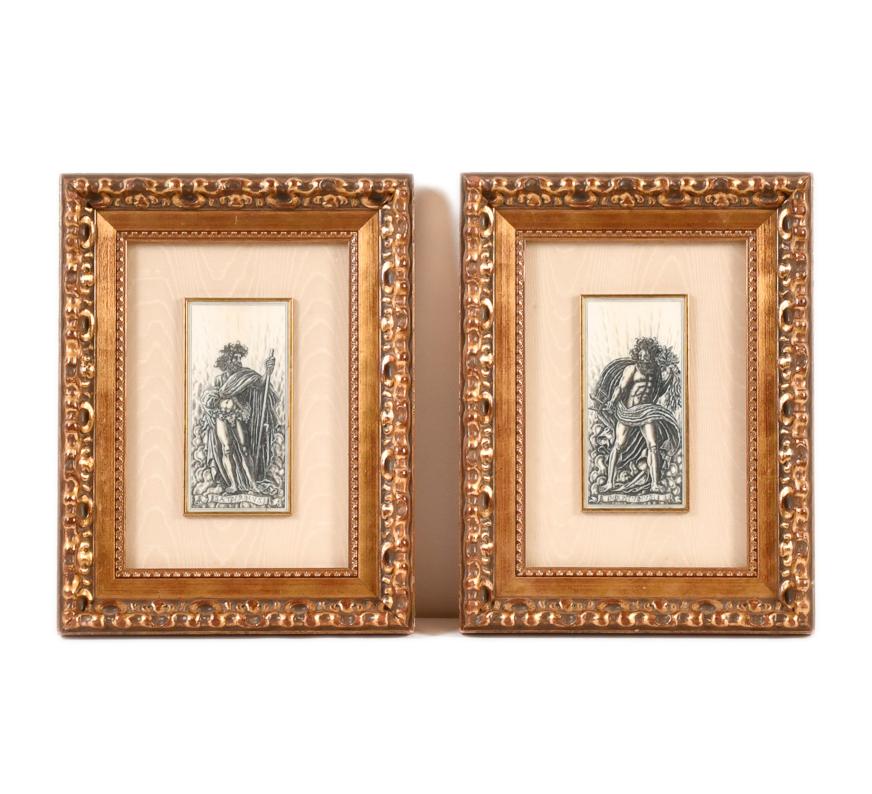 SIGUIENDO MODELOS DE POLIDORO DE CARAVAGGIO, pareja de prio