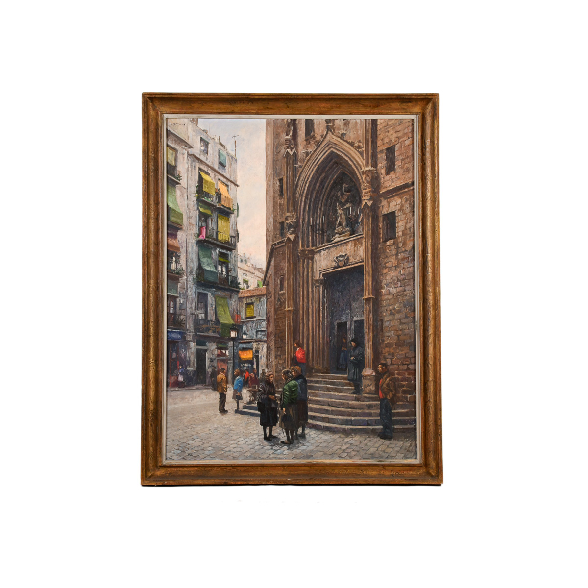 RAMON CAPMANY (1899-1992). "La porta del Born", 1966.