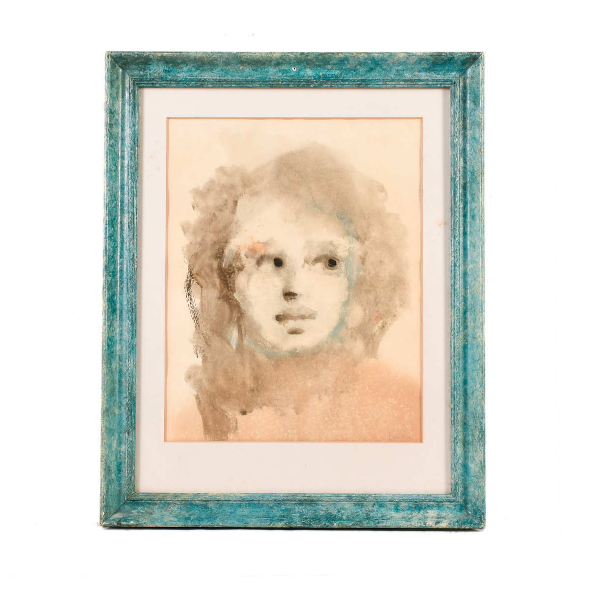 LEONOR FINI (1907-1996).  "Retrato melancólico".