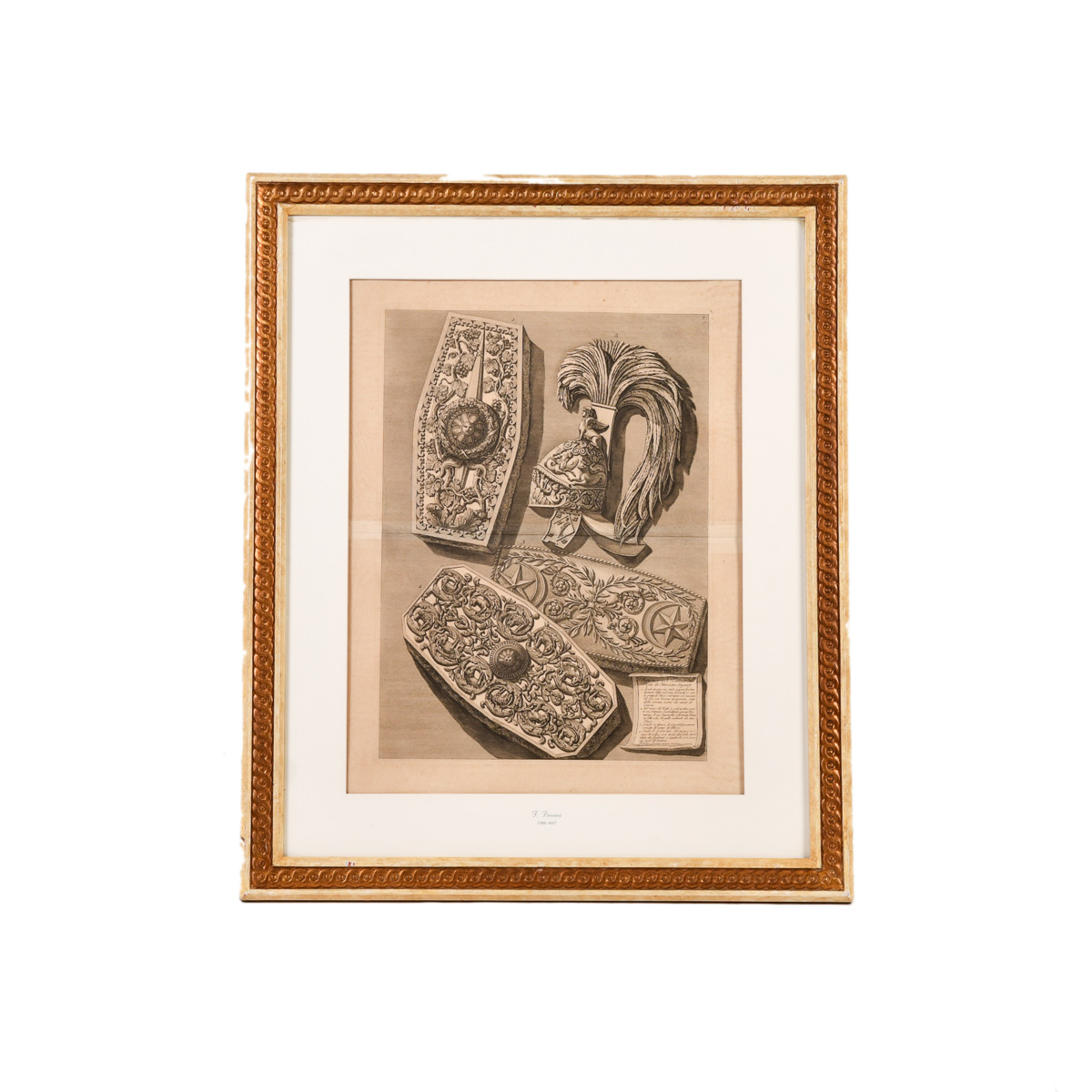 FRANCESCO PIRANESI (1758-1810). "Parti grande restaurate de