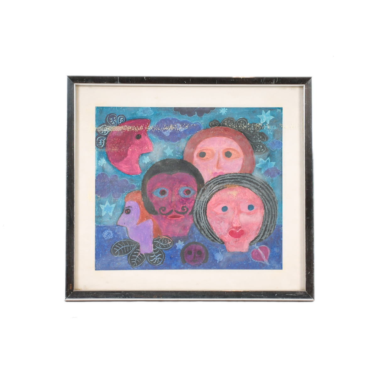 TOMÁS MECA VIVES (1919-1979). "Cuatro personajes y la Luna"