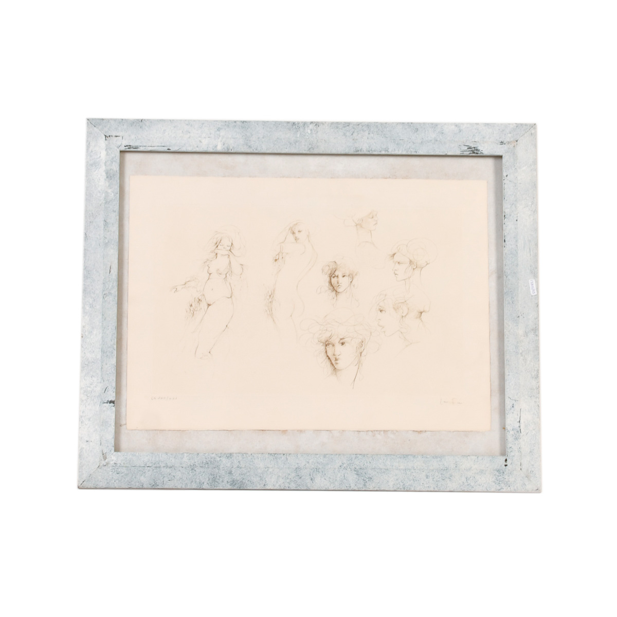 LEONOR FINI (1907-1996).  "Desnudos y caras".