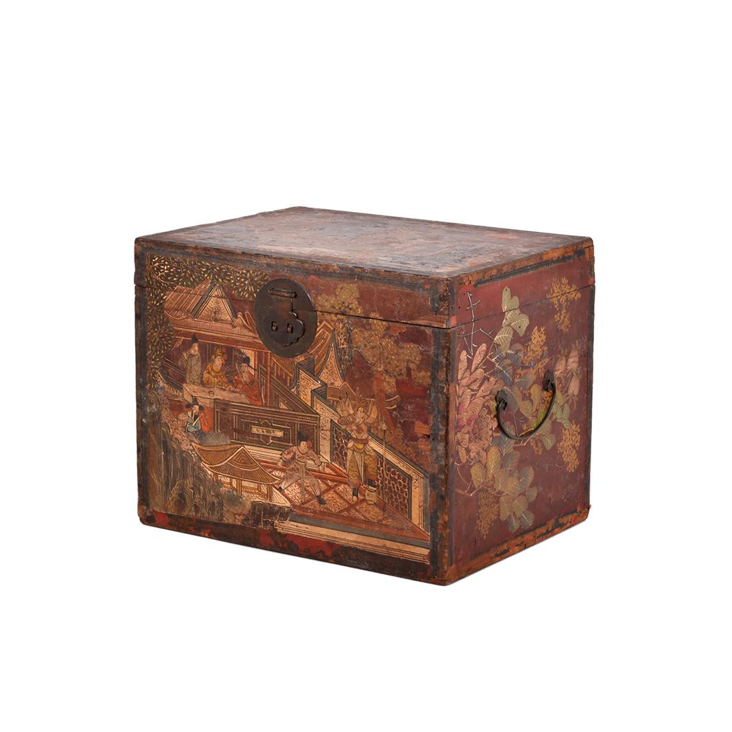 ESCUELA CHINA, DINASTÍA QING, FINALES SIGLO XIX. Neceser de