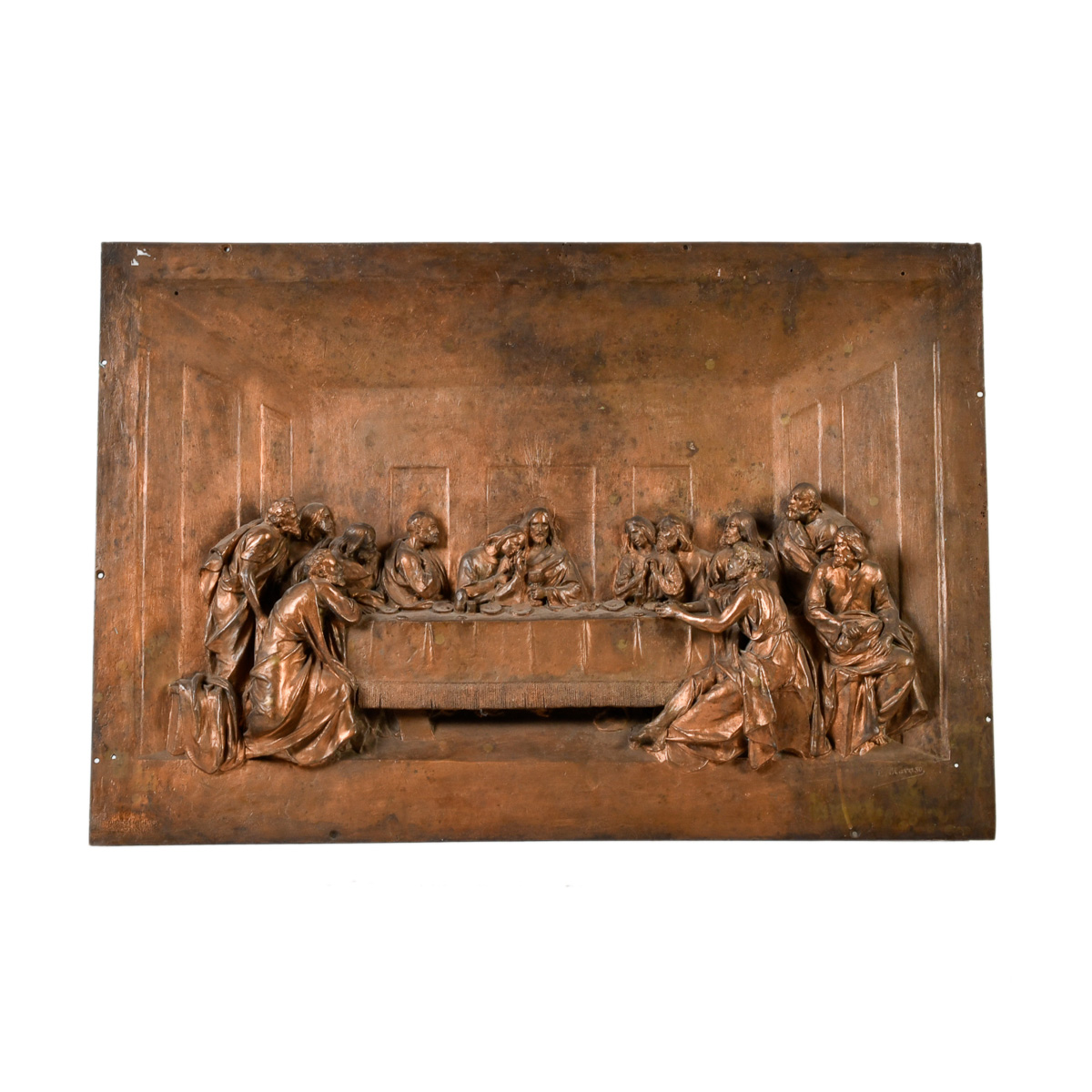 ENRIC CLARASSÓ (1857-1941). "La útlima cena"