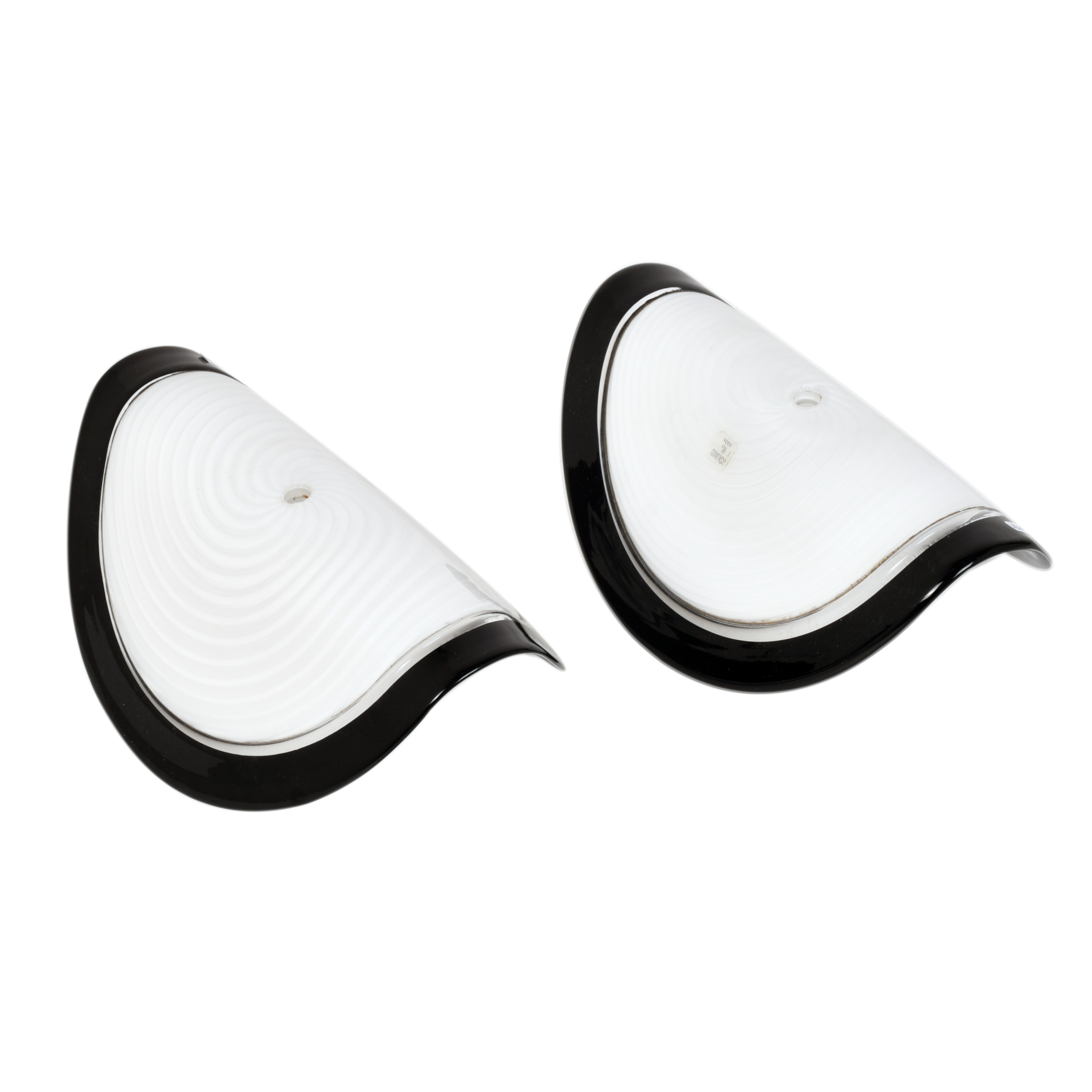 Pareja de pantallas para apliques