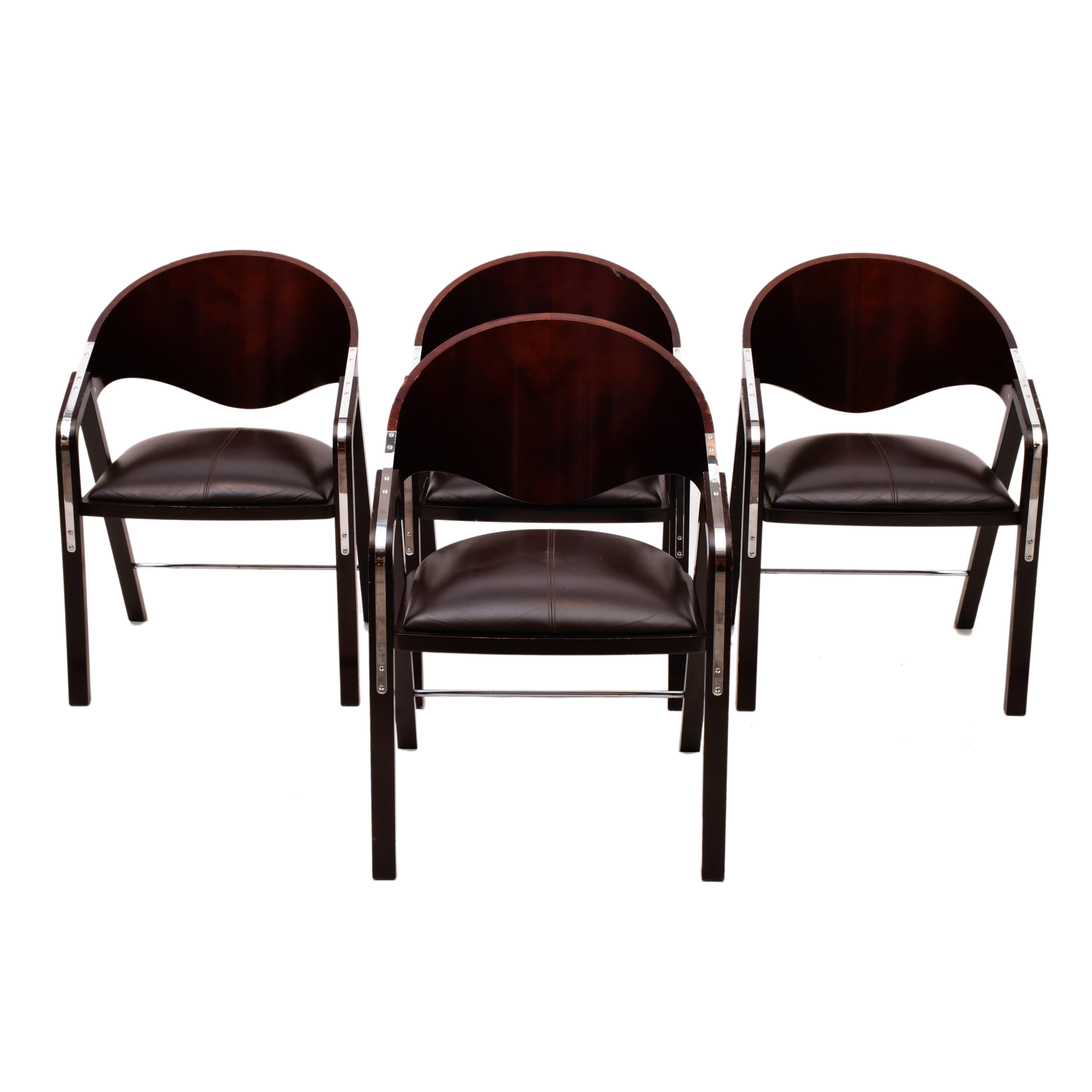 JAUME TRESSERRA (BARCELONA, 1943) Lote de 4 sillas Spinnack