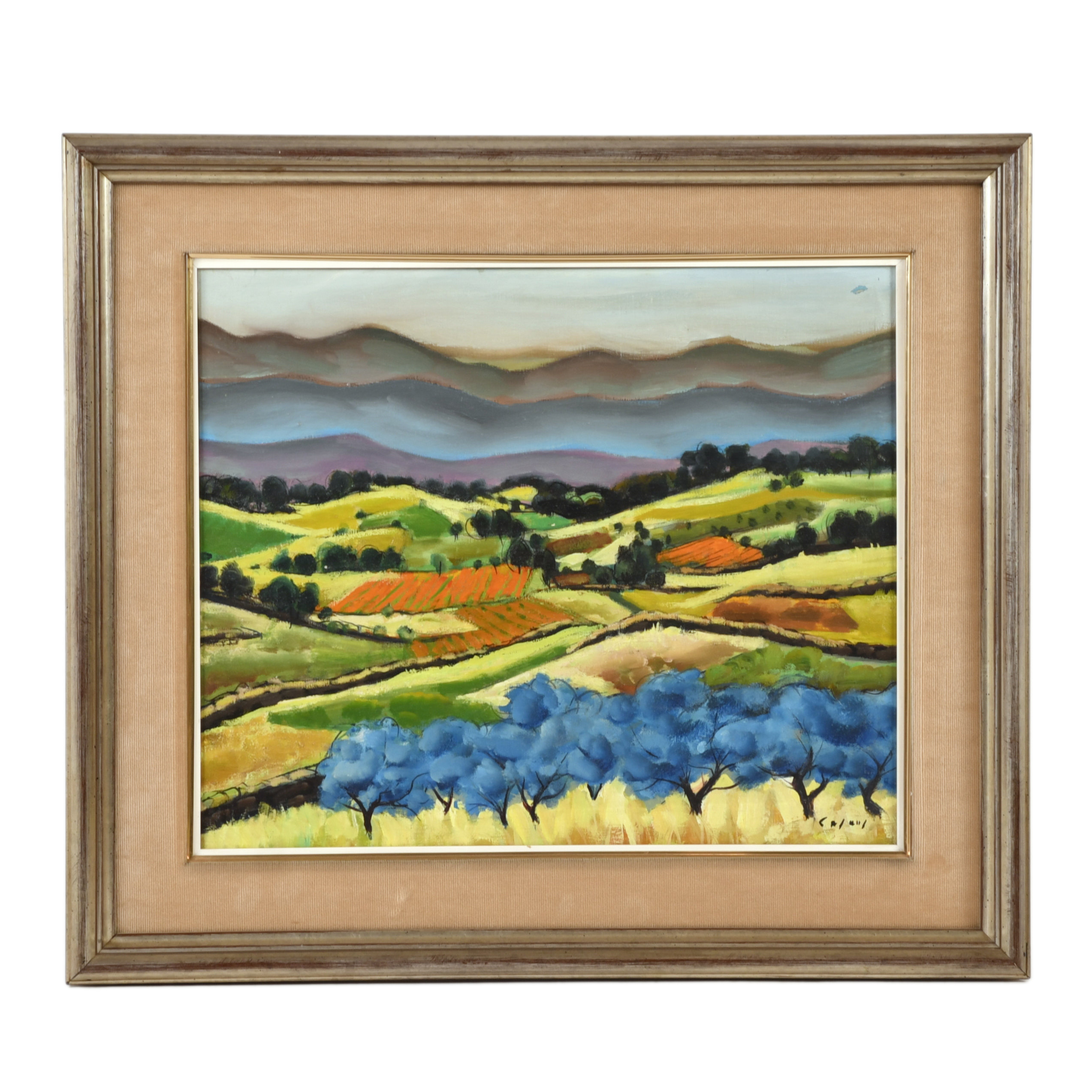 JESUS CASAUS MECHO (1926-2002). "Campos".