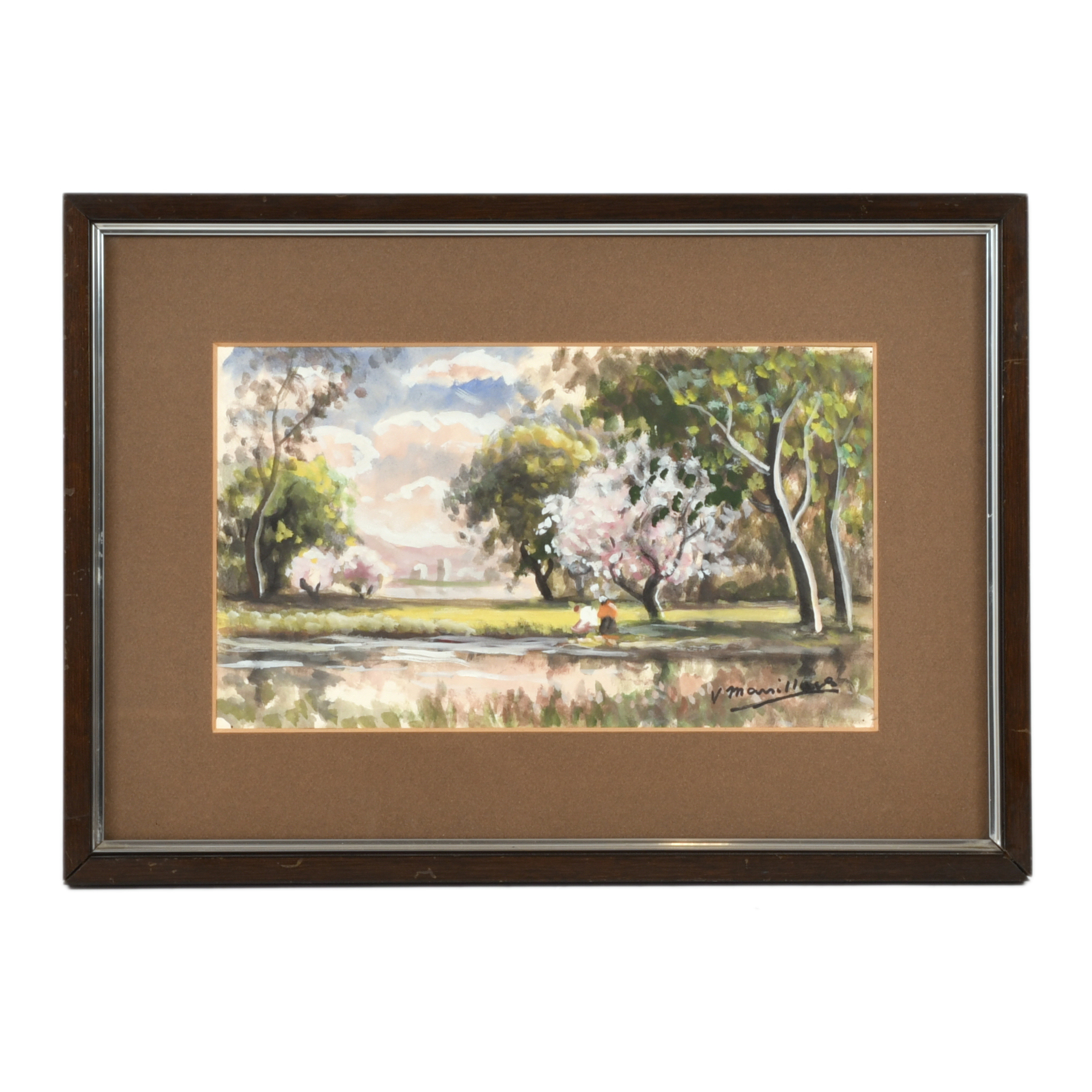 JOAQUIM MARSILLACH CODONY (1905-1986). "Paisaje de Olot".