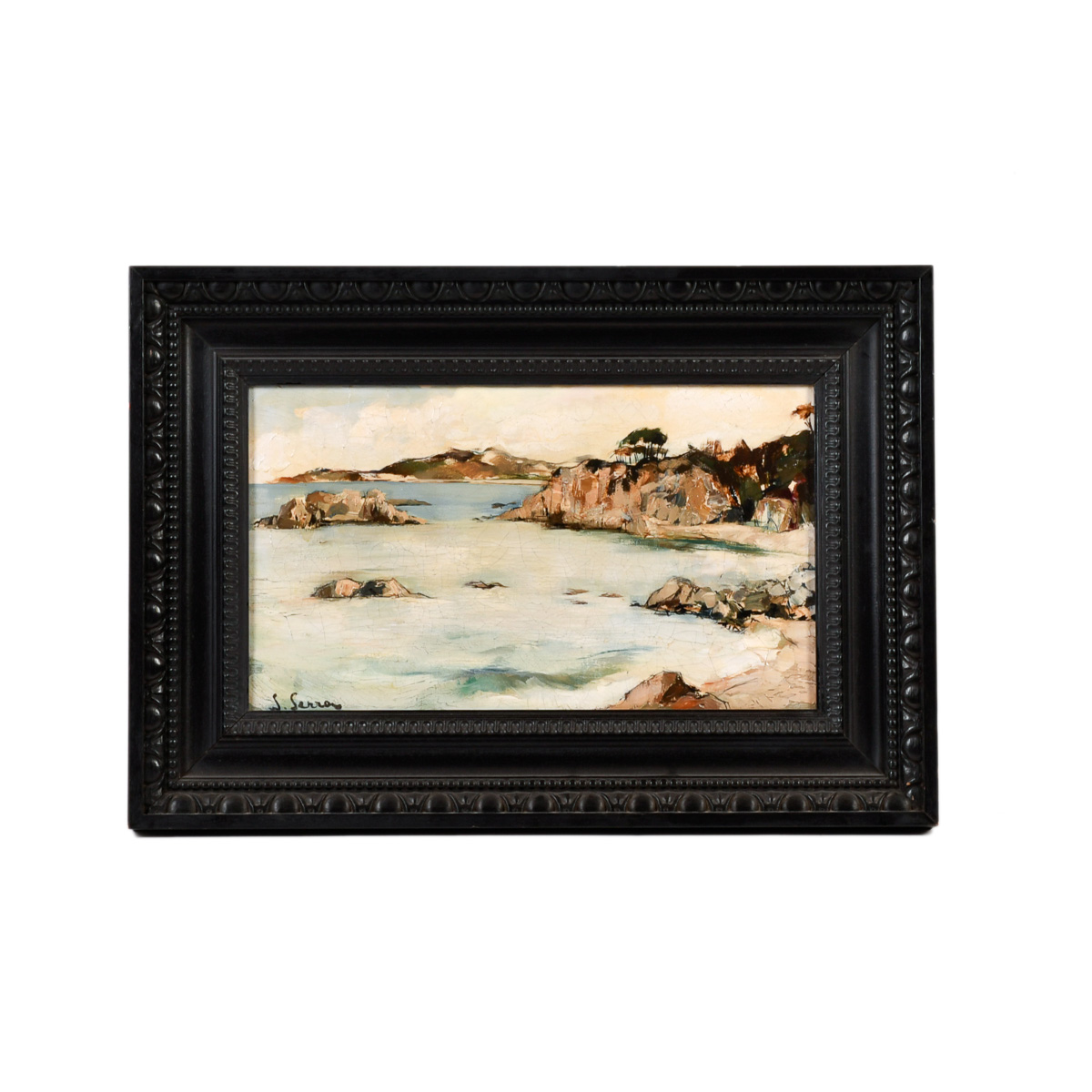 JOAN SERRA MELGOSA (1899-1970) "Paisaje Costa Brava".