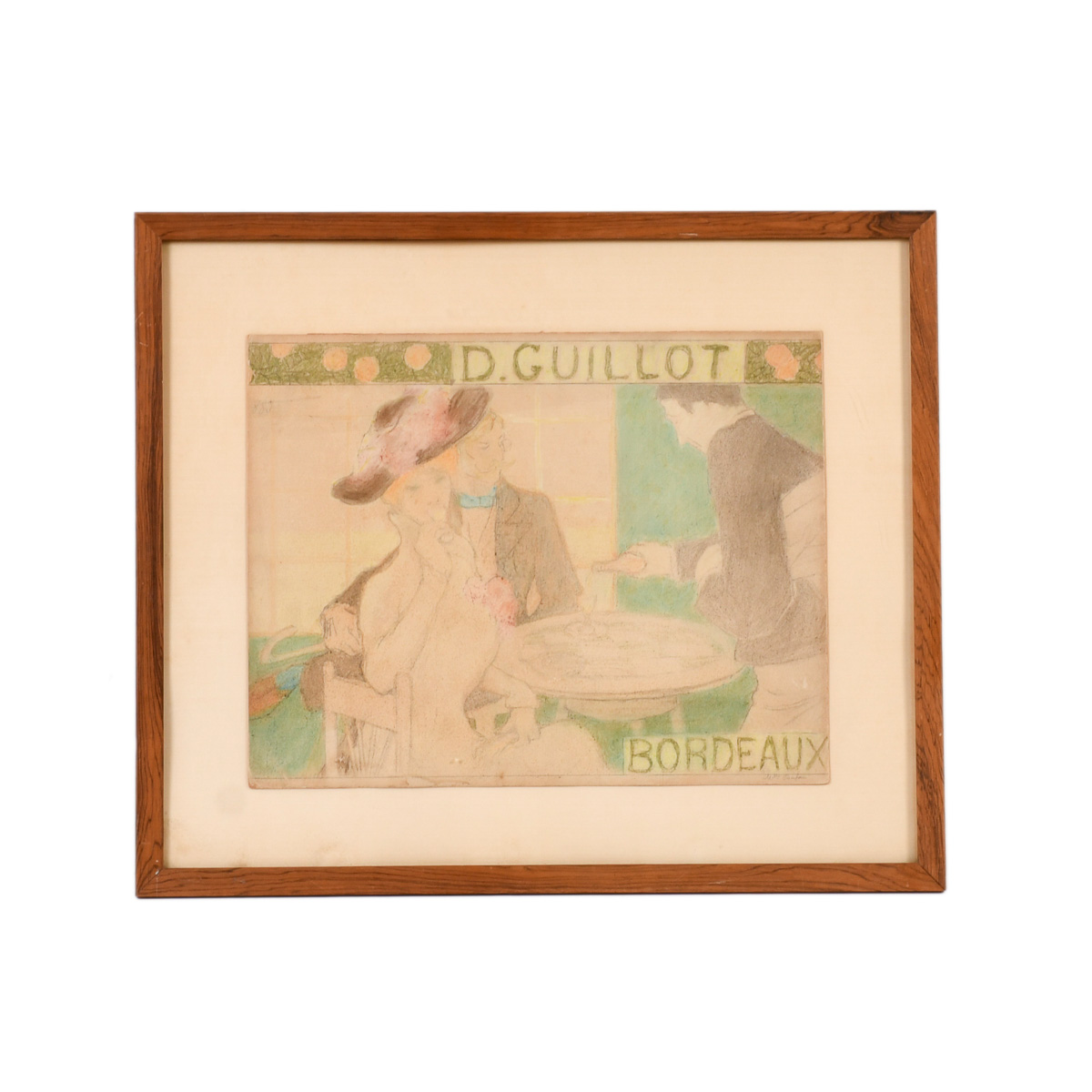 ESCUELA FRANCESA, SIGLO XX. "Bordeaux" - estudio