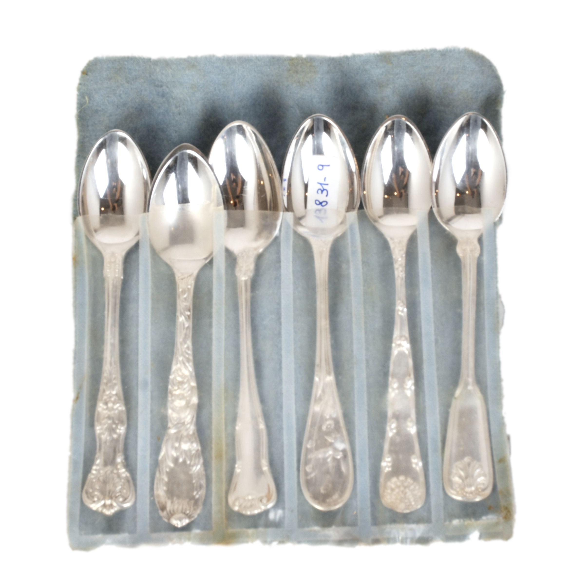 TIFFANY & CO, Juego de 6 cucharitas diferentes