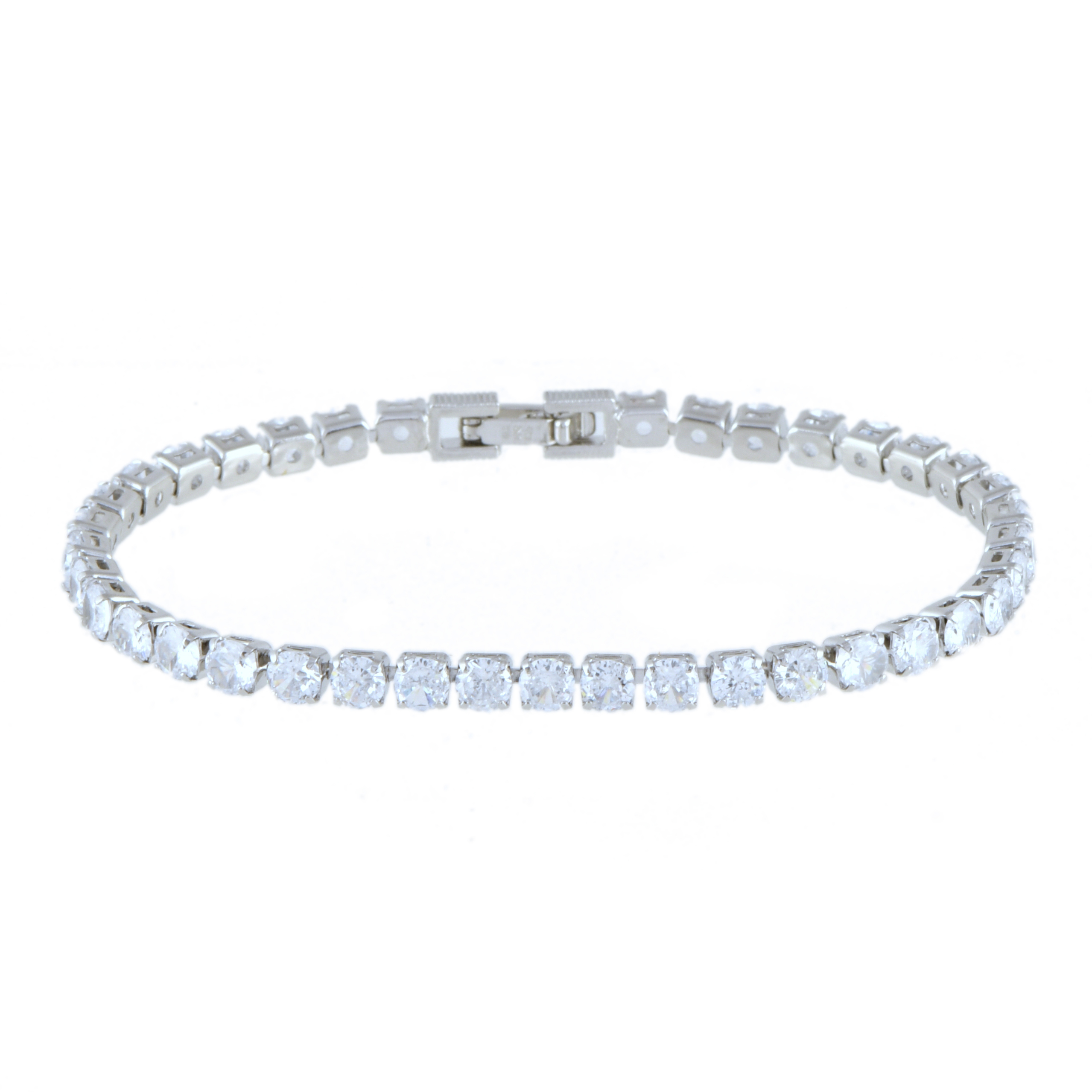 Pulsera riviére con circonitas.