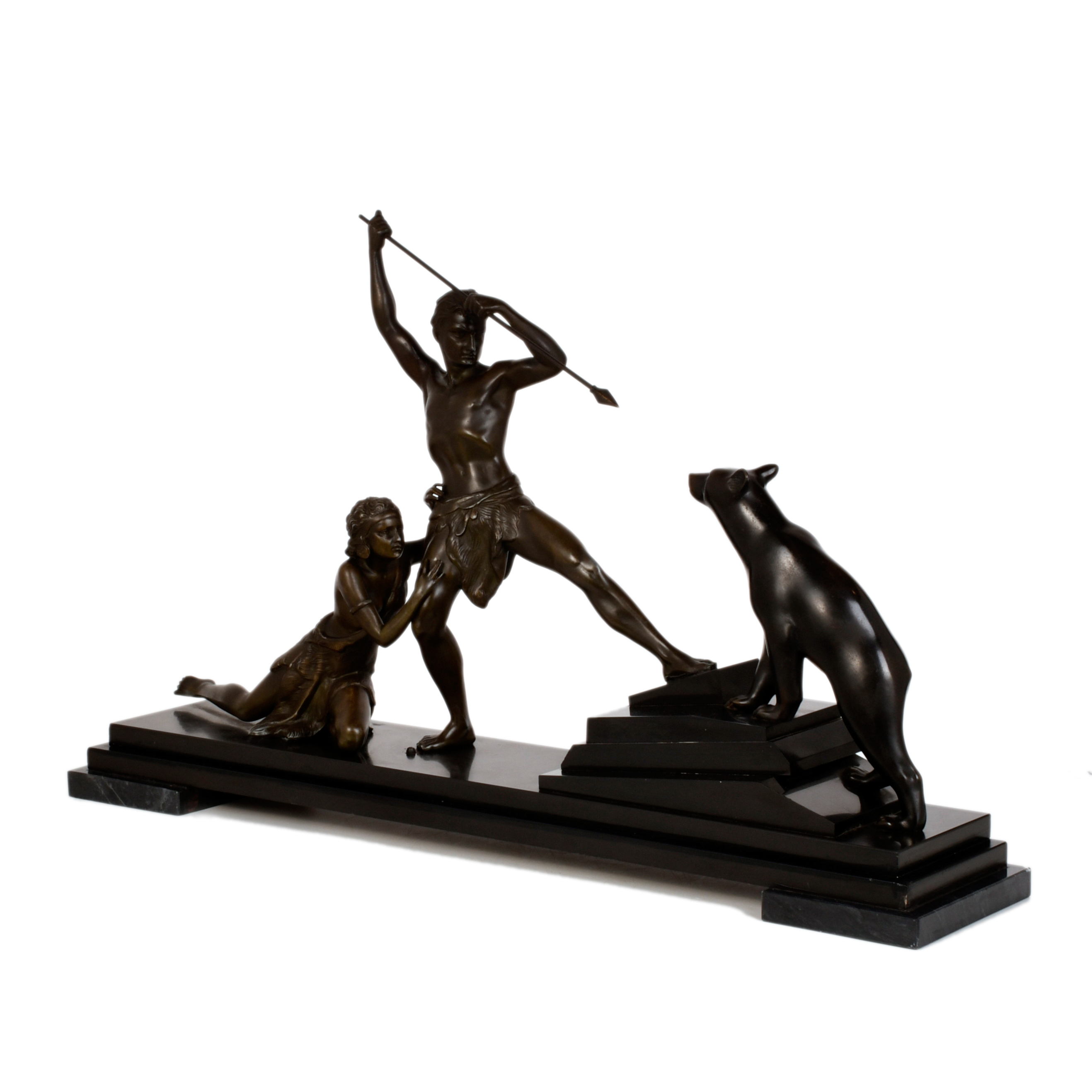 SIGUIENDO MODELOS DE URIANO, figura Art Decó, 1920-1930