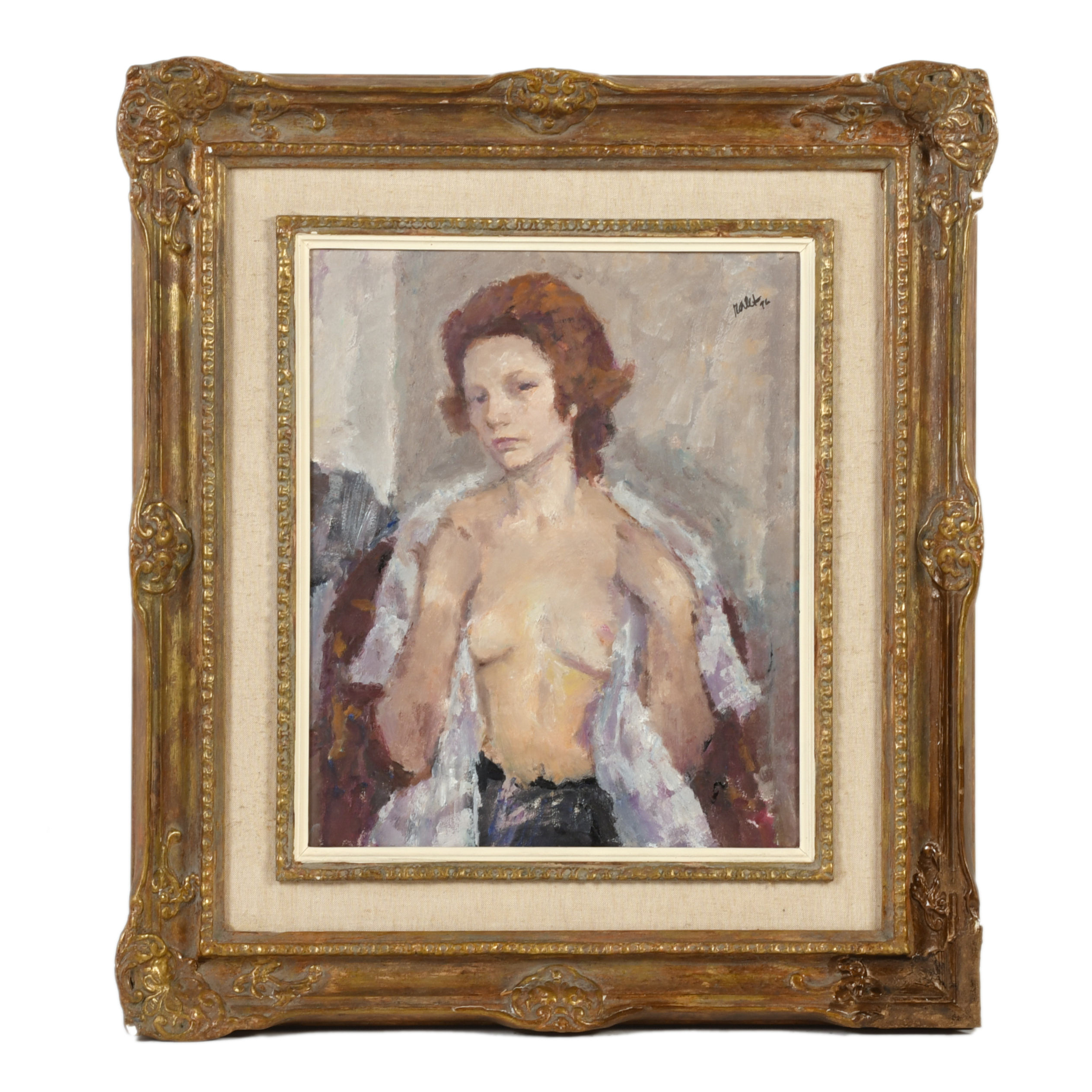 JOAN PALET BATISTE (1911-1996). "Semi desnudo femenino", 19