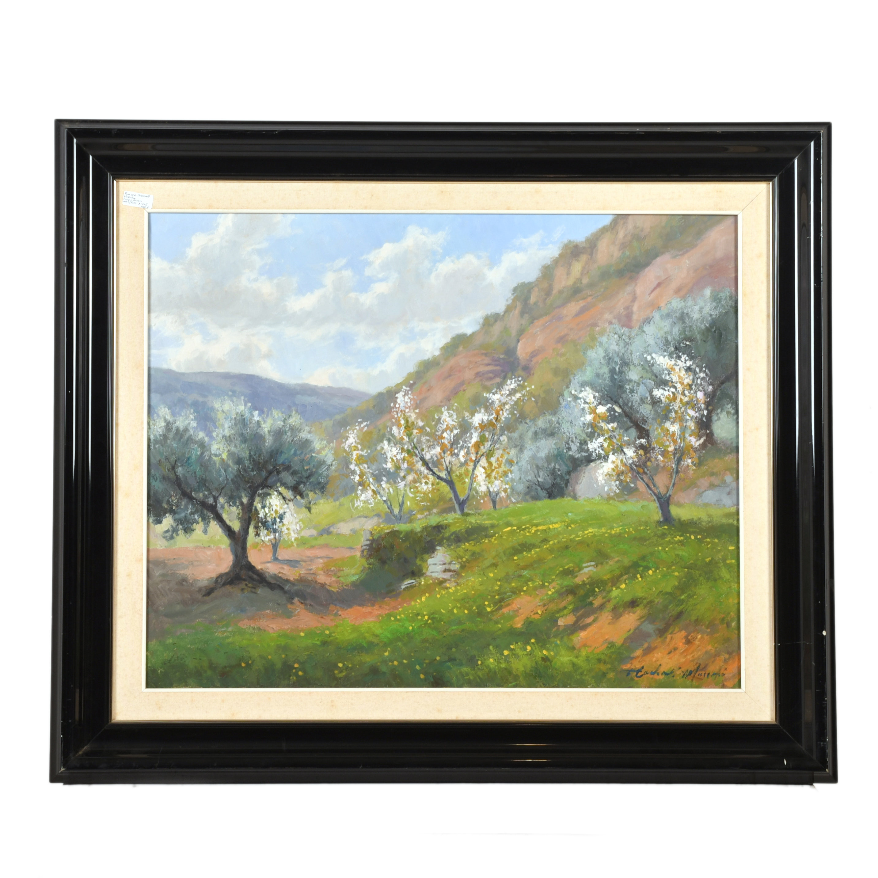 FRANCESC CARBONELL MASSABE (1928).  "Els cireres florits".