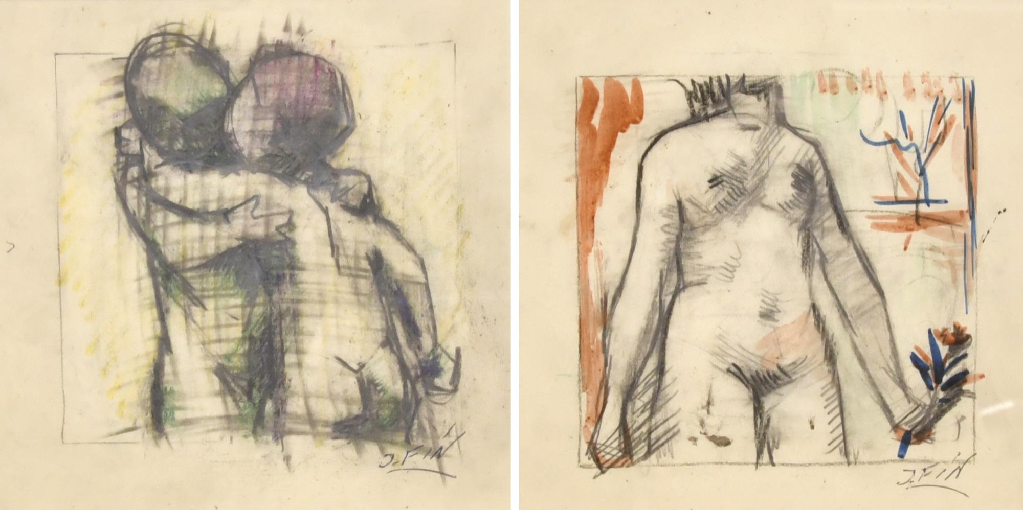 JOSE VILATO RUIZ, "FIN" (1916-1969).  "Niños" y "Desnudo fe