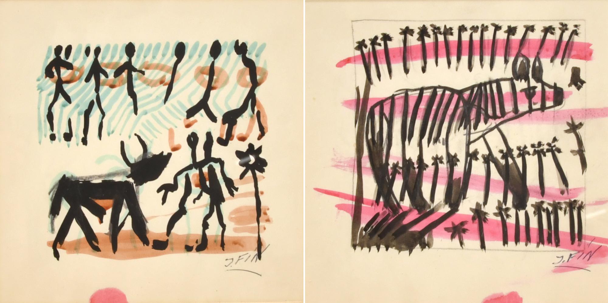 JOSE VILATO RUIZ, "FIN" (1916-1969).  "Figura" y "Hiena", d