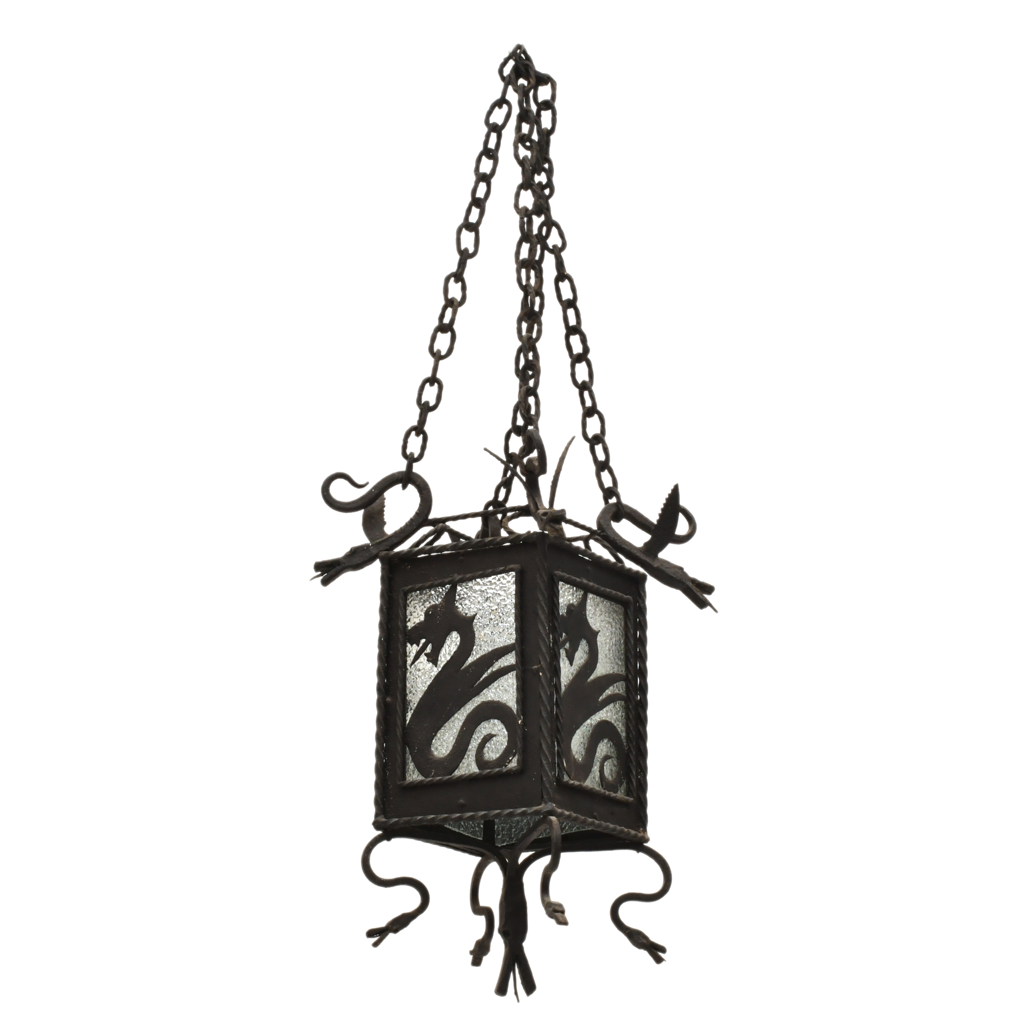 20TH CENTURY CATALAN SCHOOL. Modernist ceiling lamp.