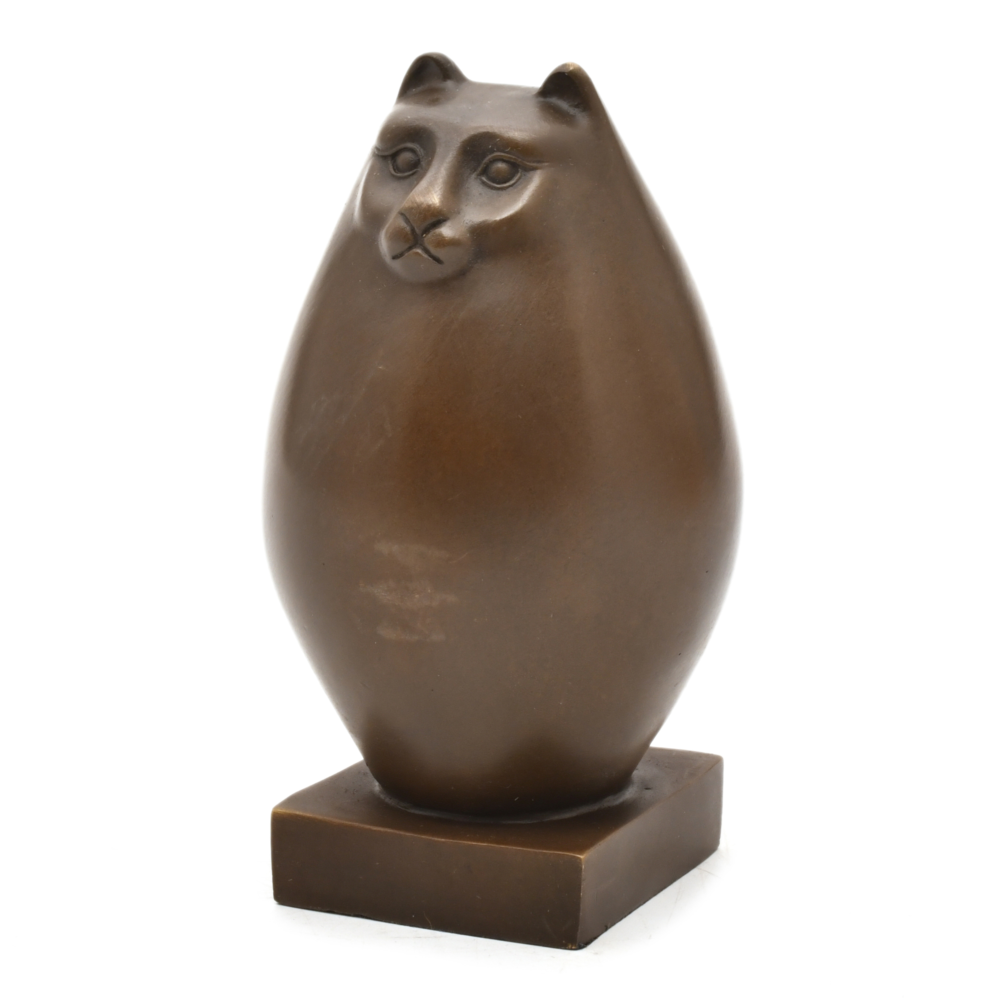 SIGUIENDO MODELOS DE FERNANDO BOTERO. Gato.