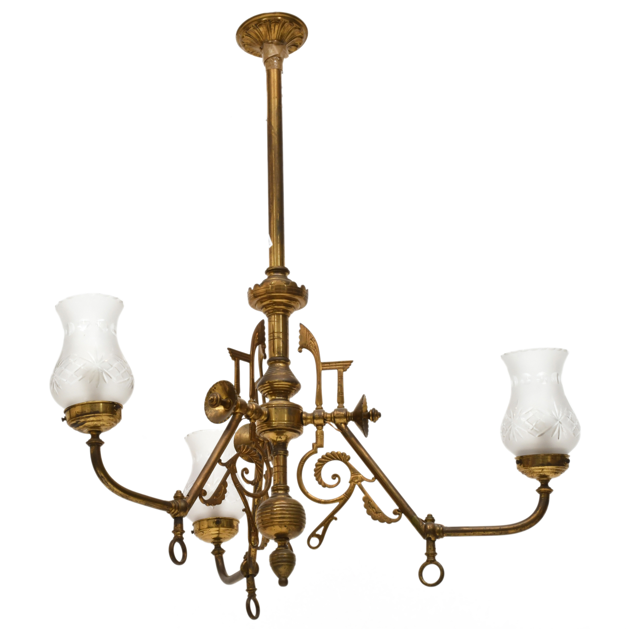 Modernist ceiling lamp.