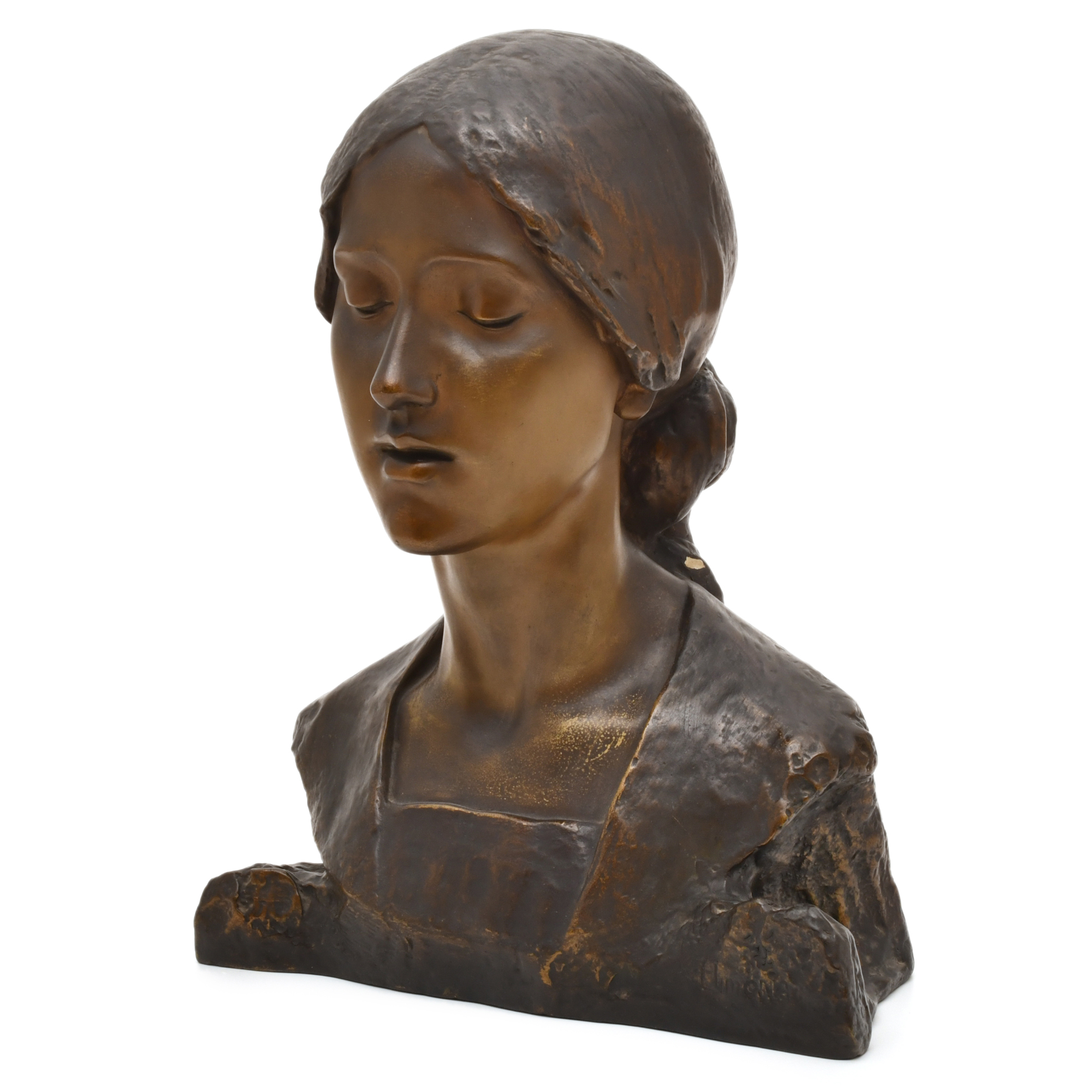 JOSEP LLIMONA (1864-1934). Woman's bust.