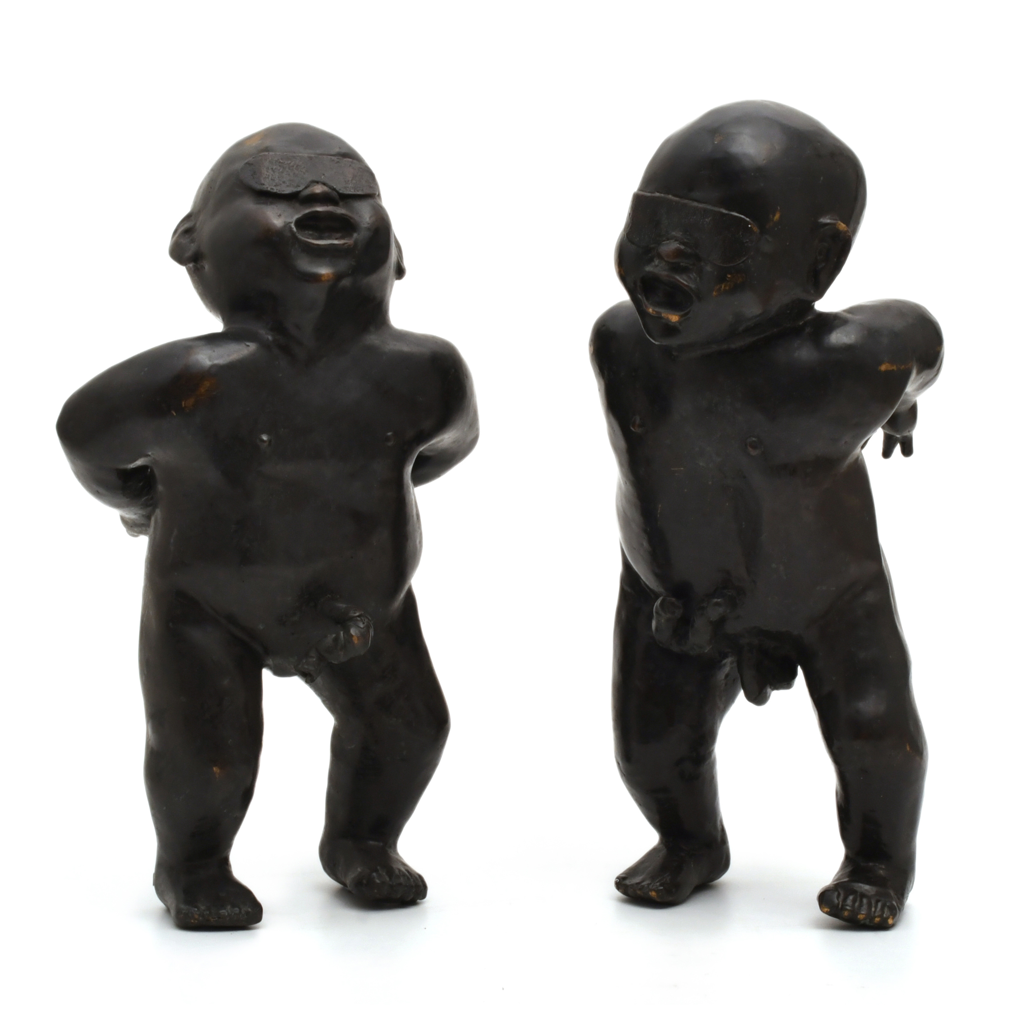 LUIS VIDAL (1970), pair of figures from the series ‘Lindos’