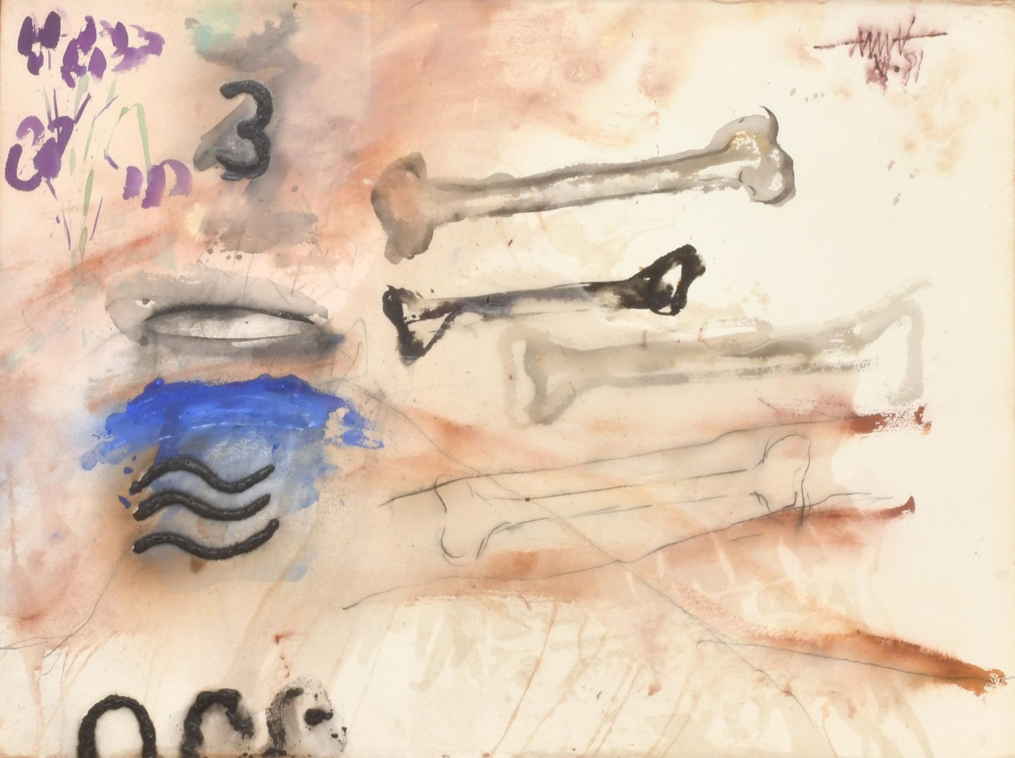 FREDERIC AMAT (1952). 'Ossos', 1981