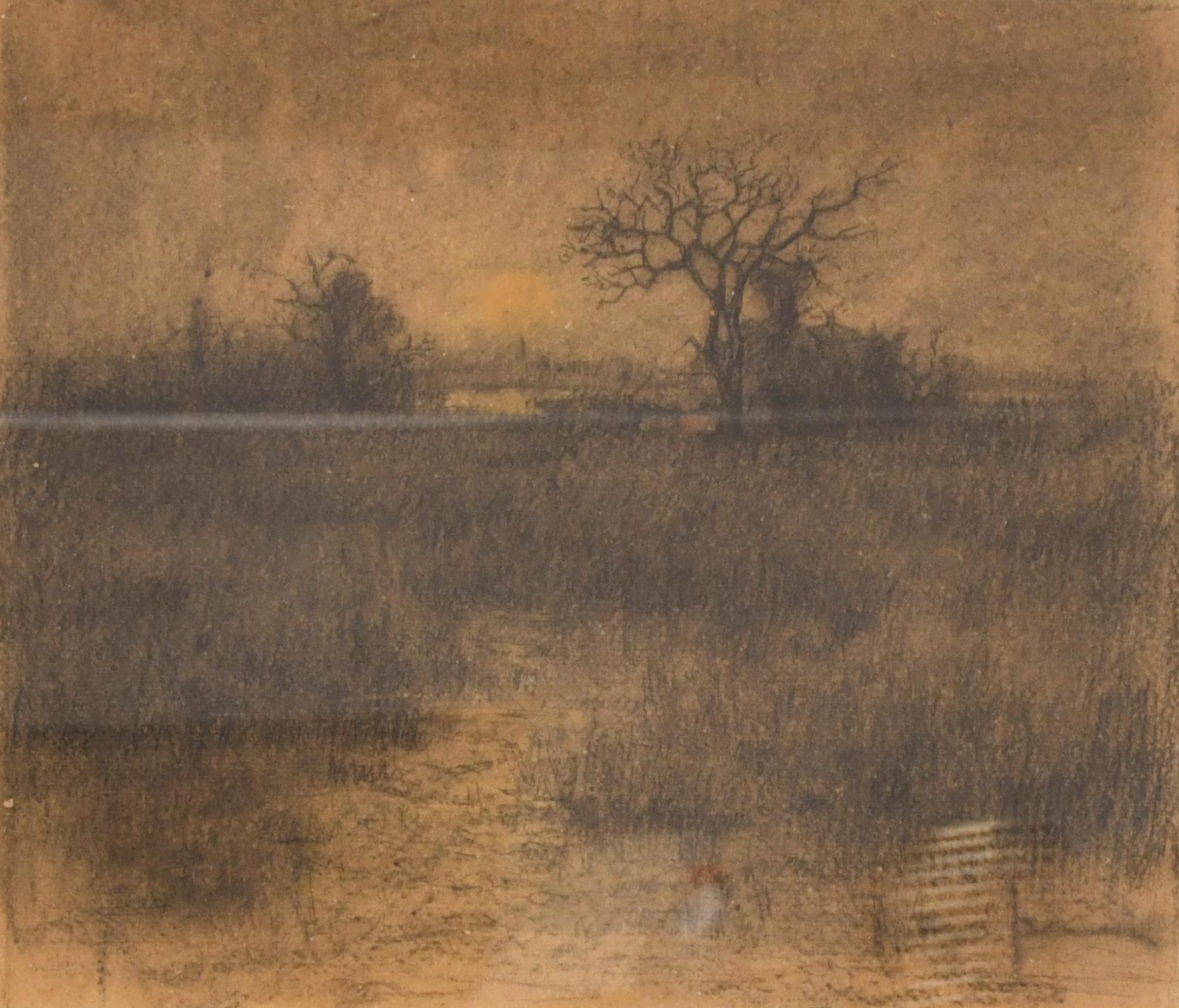 ELISEU MEIFRÉN ROIG (1859-1940). "Paisaje".