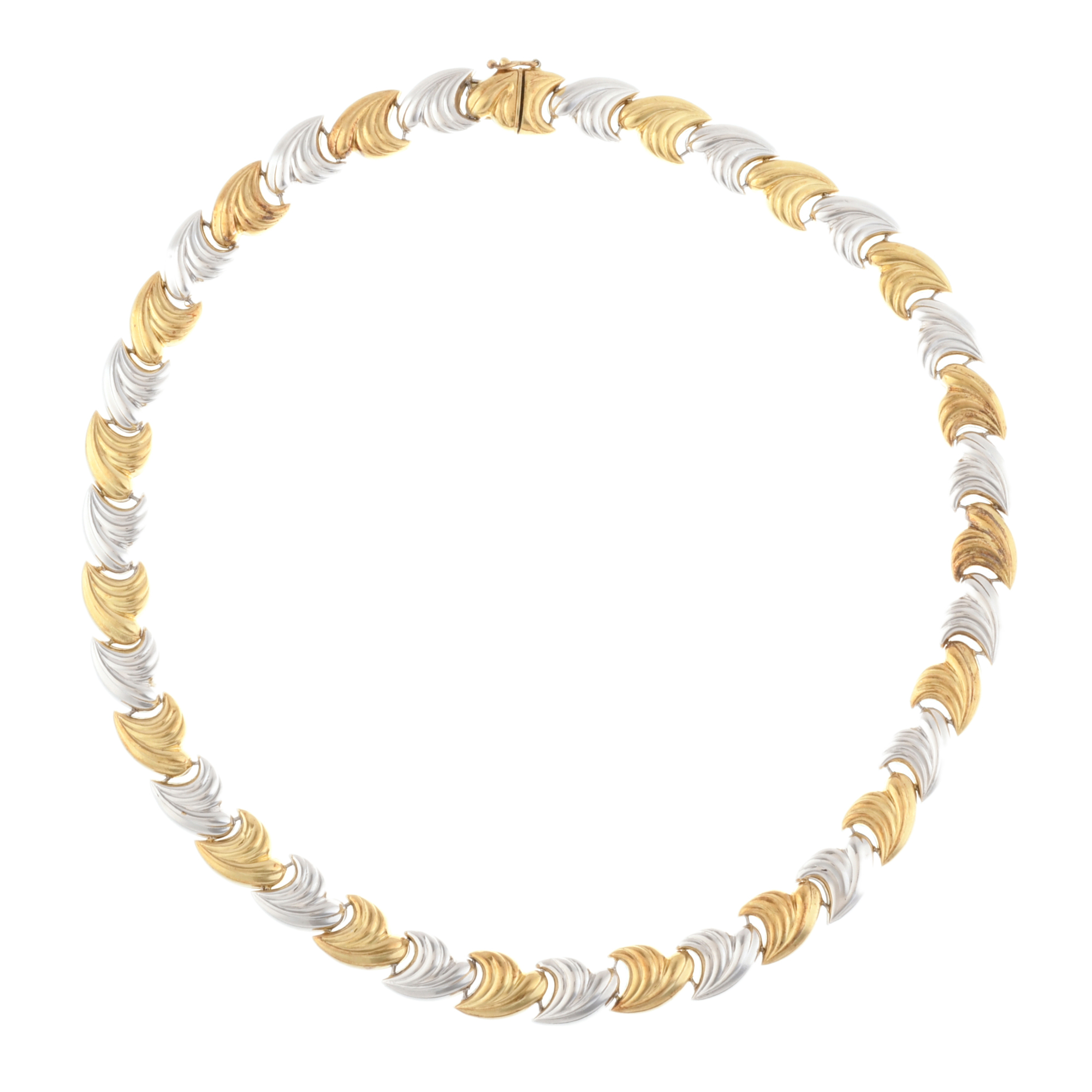 Two-colour flat choker.