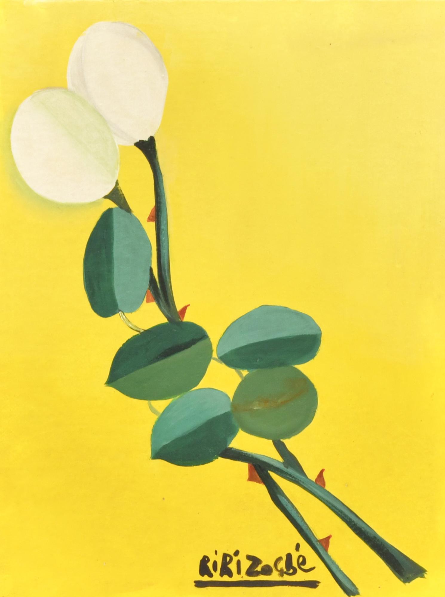 BIBI ZOGBE (1890-1975).  "Dos Rosas".