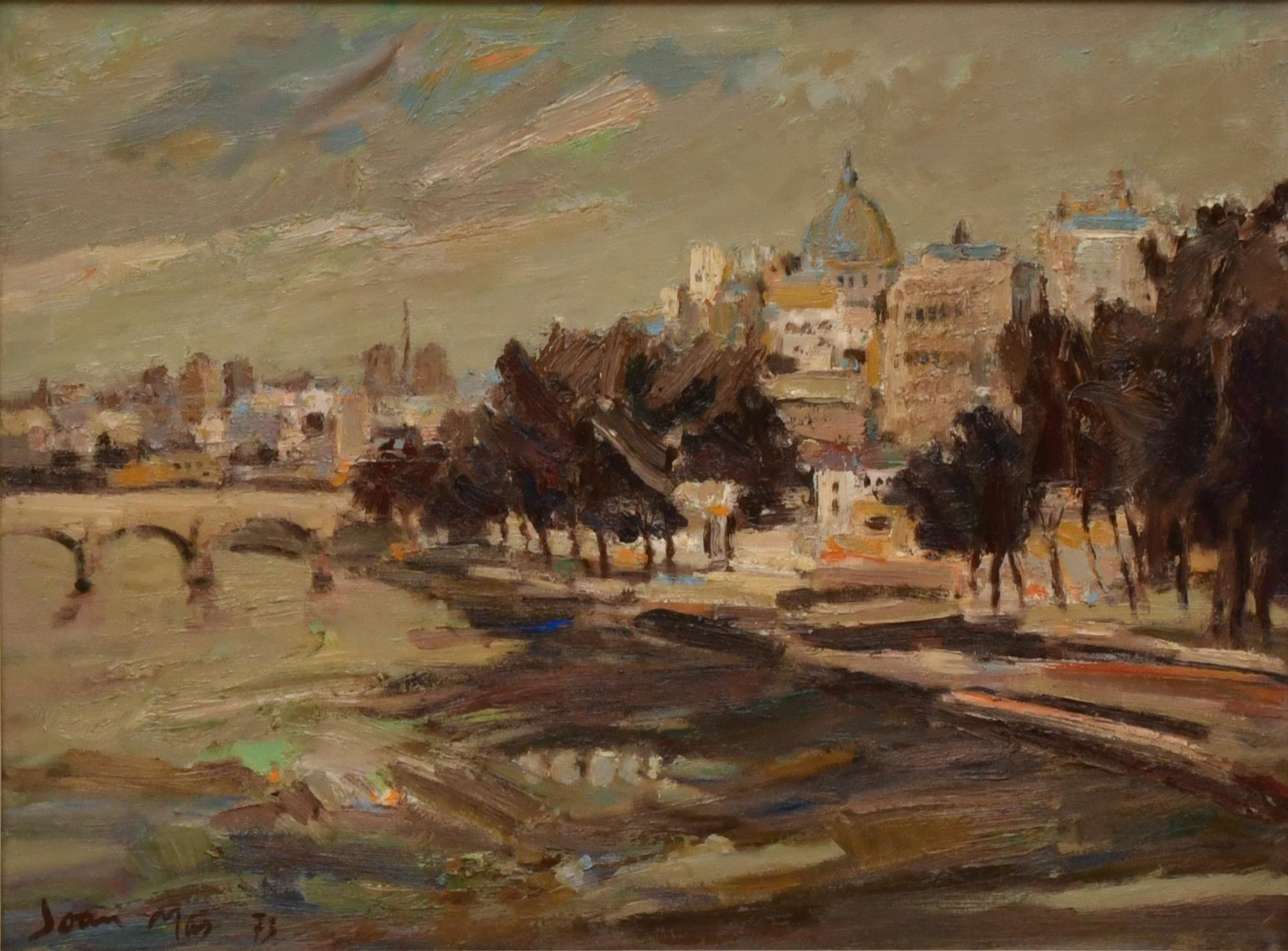 JOAN MAS I RAMON (1934).  "Paris", 1973.