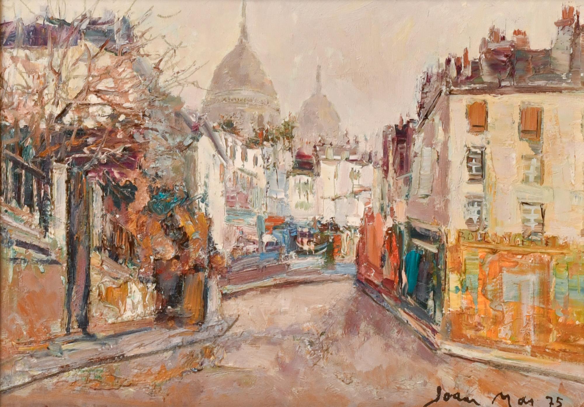 JOAN MAS I RAMON (1934).  "Montmartre", 1975.