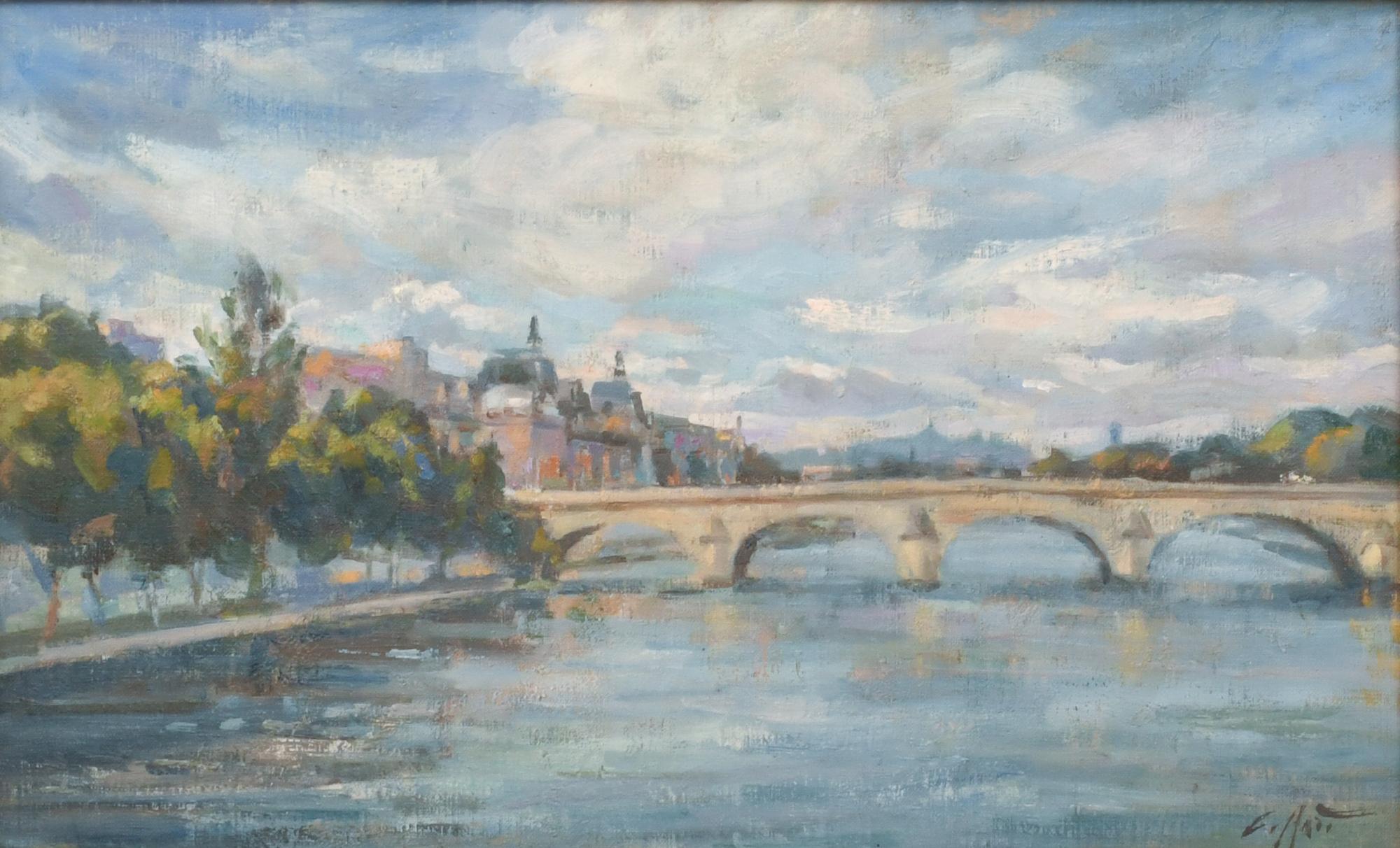 JUAN COLLADO (20TH CENTURY).  "Tarda gris".