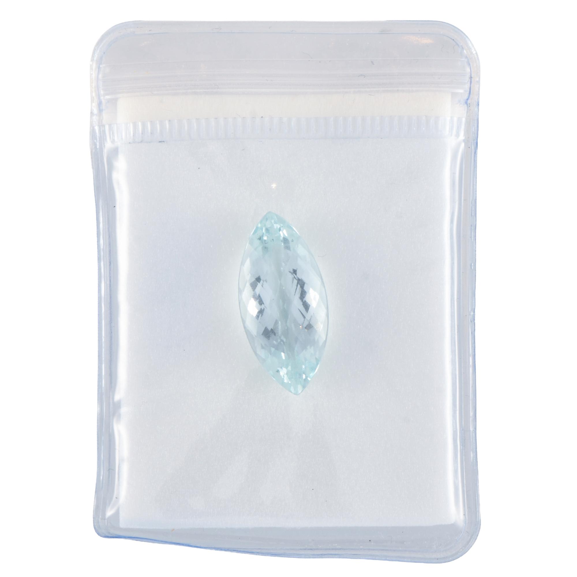 Unmounted aquamarine of 10.40 ct.