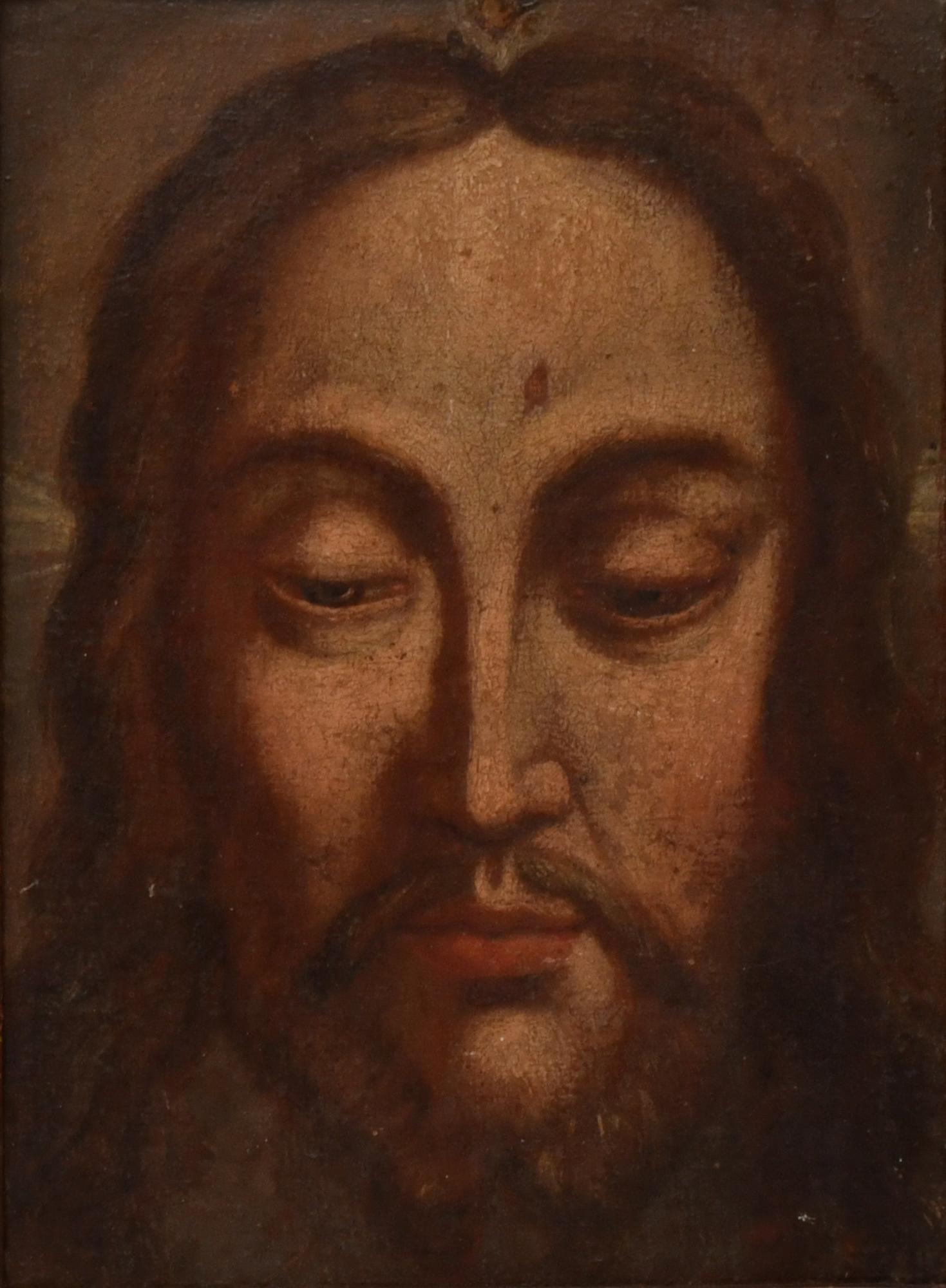 18TH CENTURY, SPANISH SCHOOL. "Holy Face".