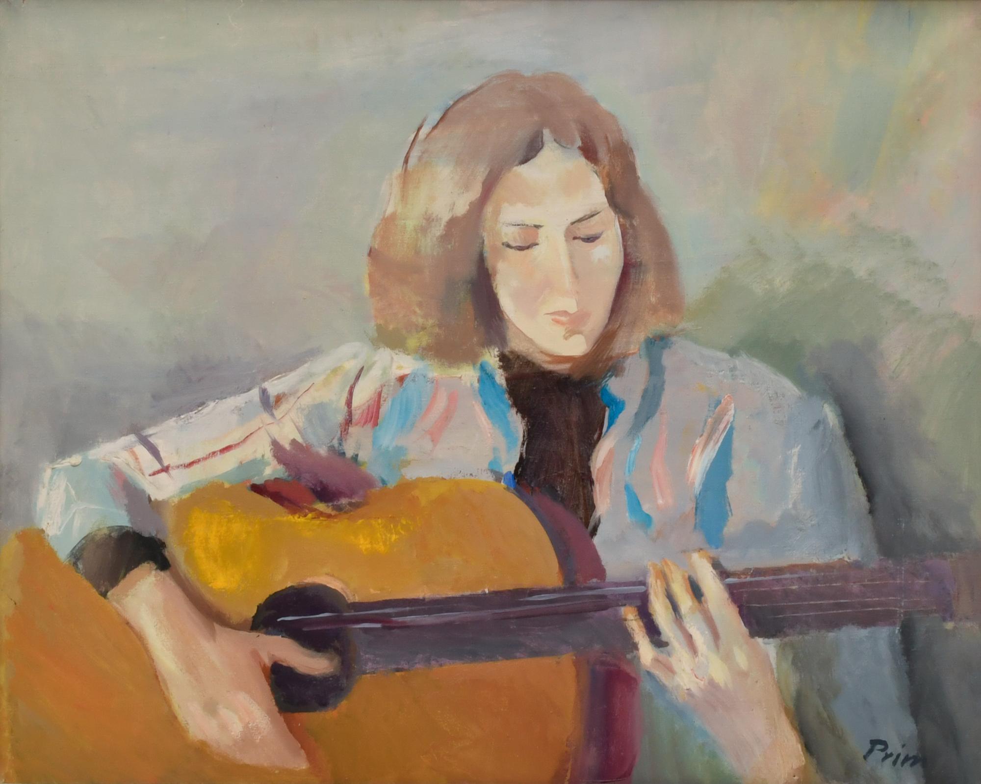 JOSEP MARIA PRIM GUYTO (1907-1973). "Guitarrista".