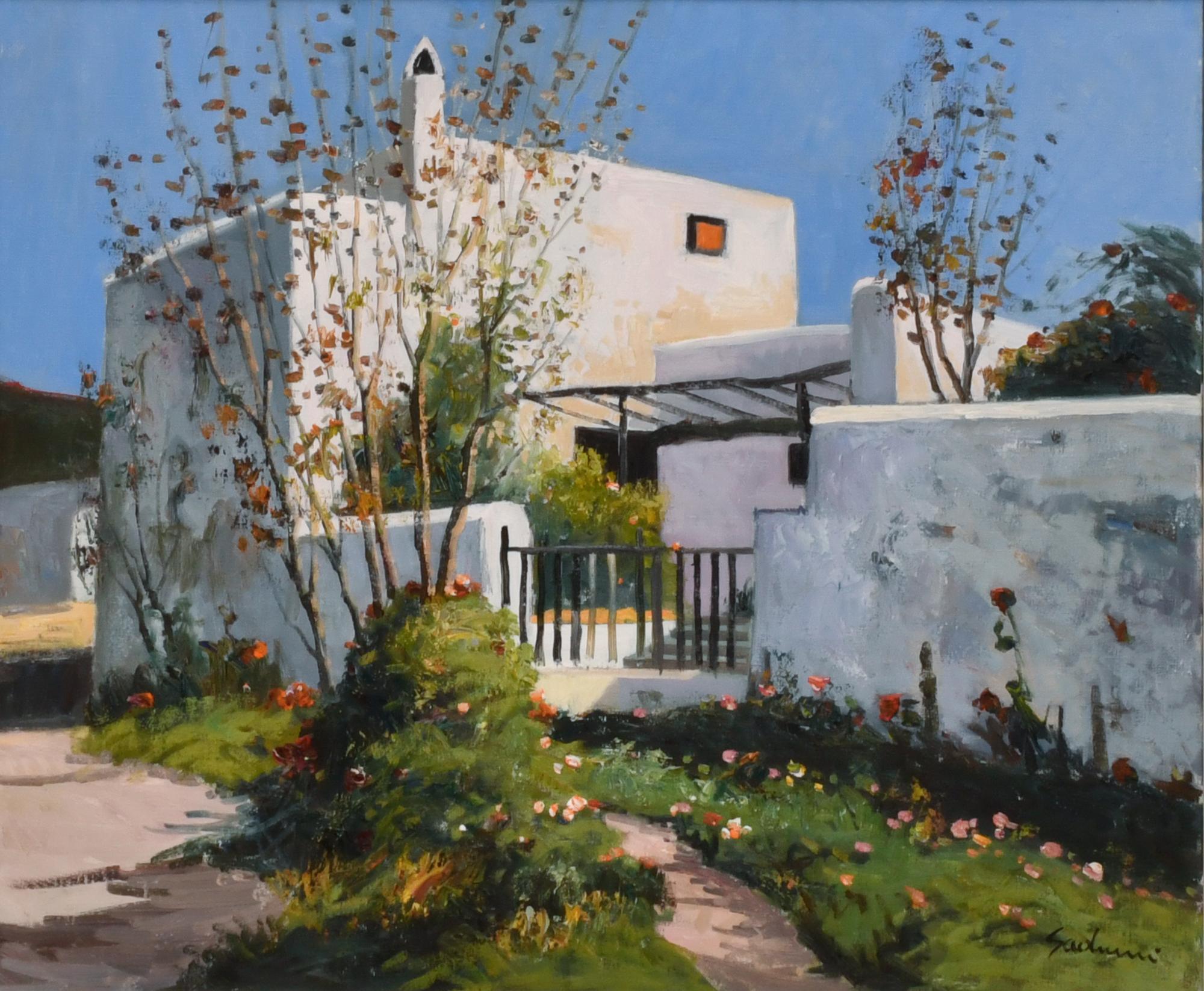 ANTONIO SADURNI (1927-2014).  "Casa mallorquina".